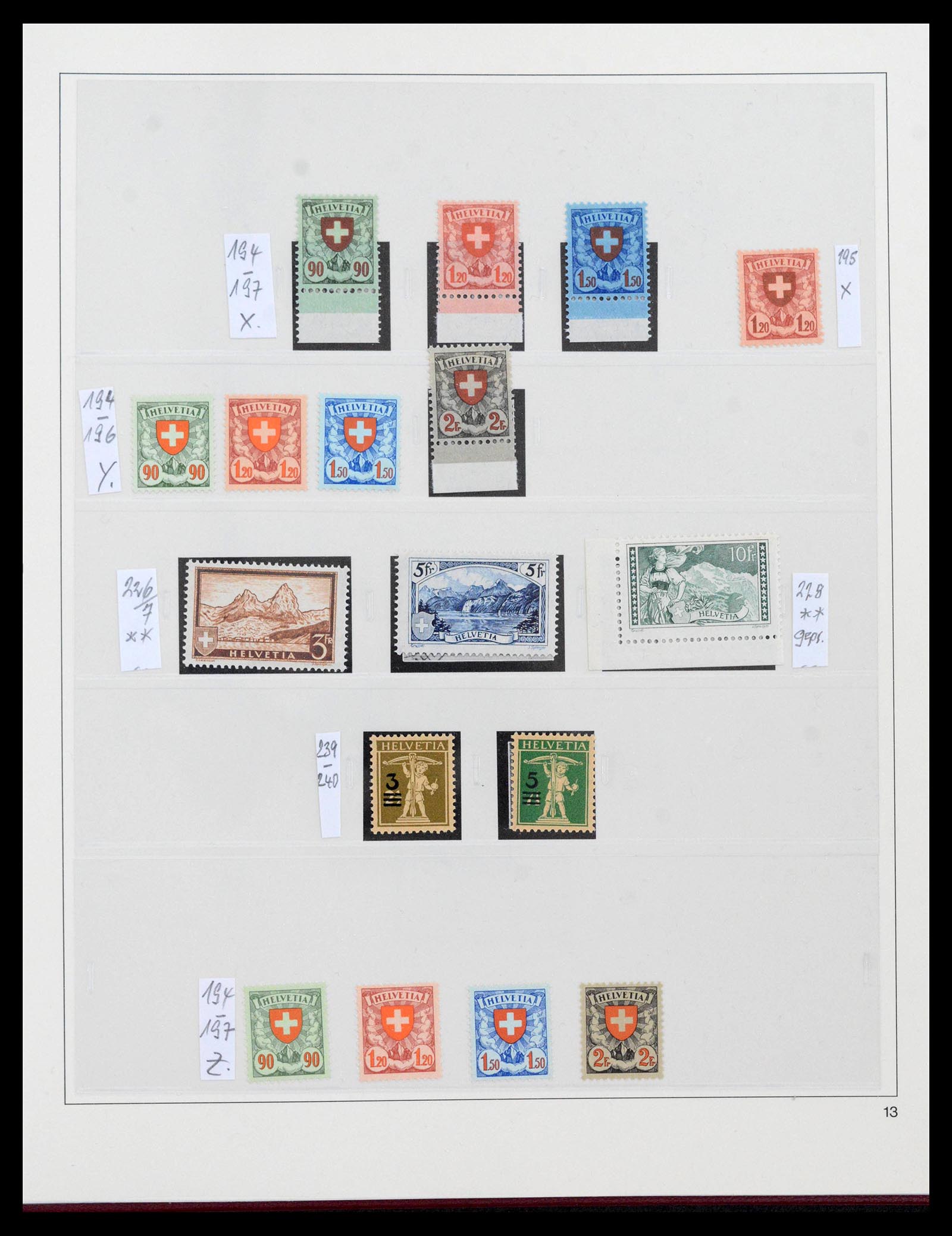 39946 0011 - Postzegelverzameling 39946 Zwitserland 1862-1963.