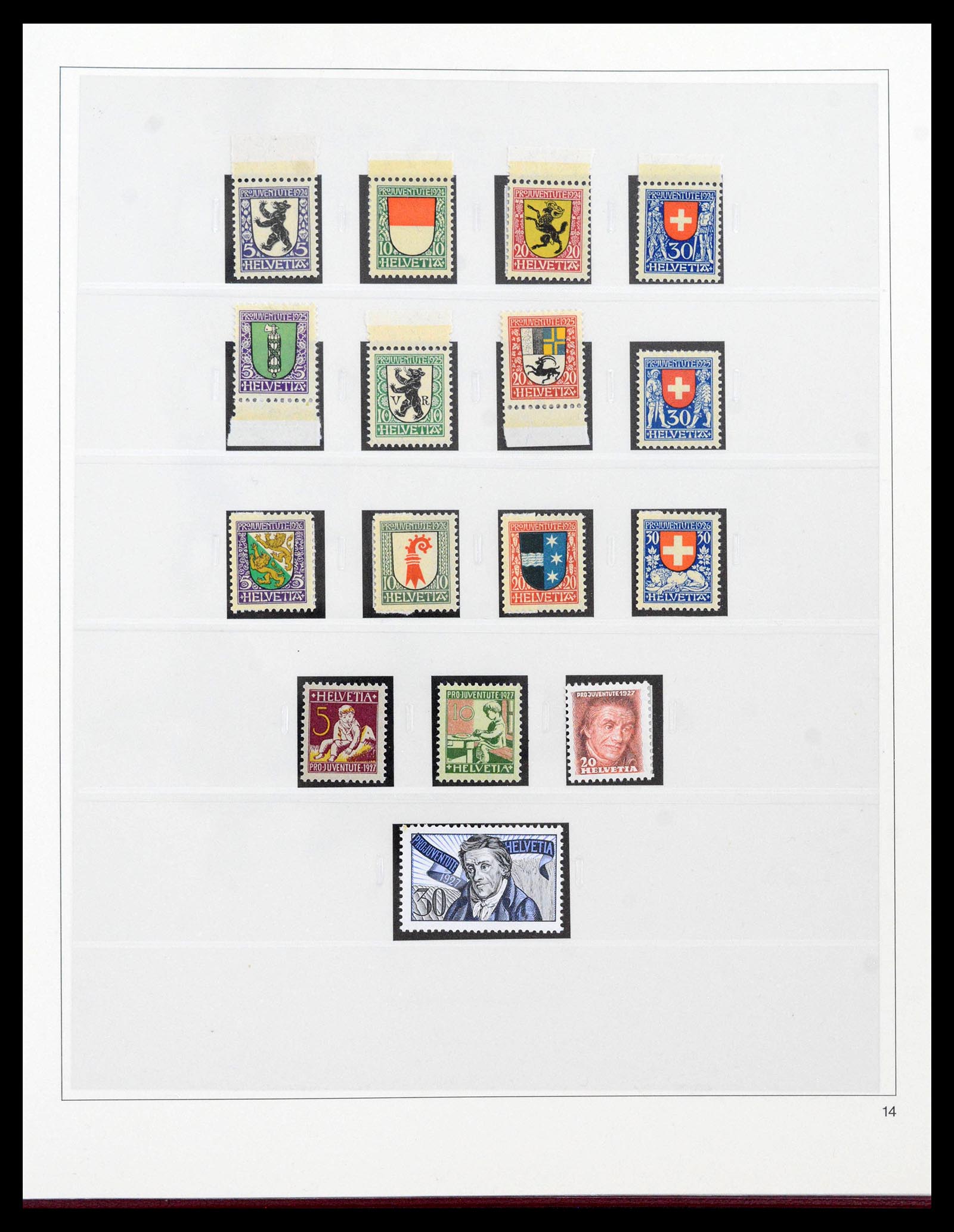 39946 0012 - Postzegelverzameling 39946 Zwitserland 1862-1963.