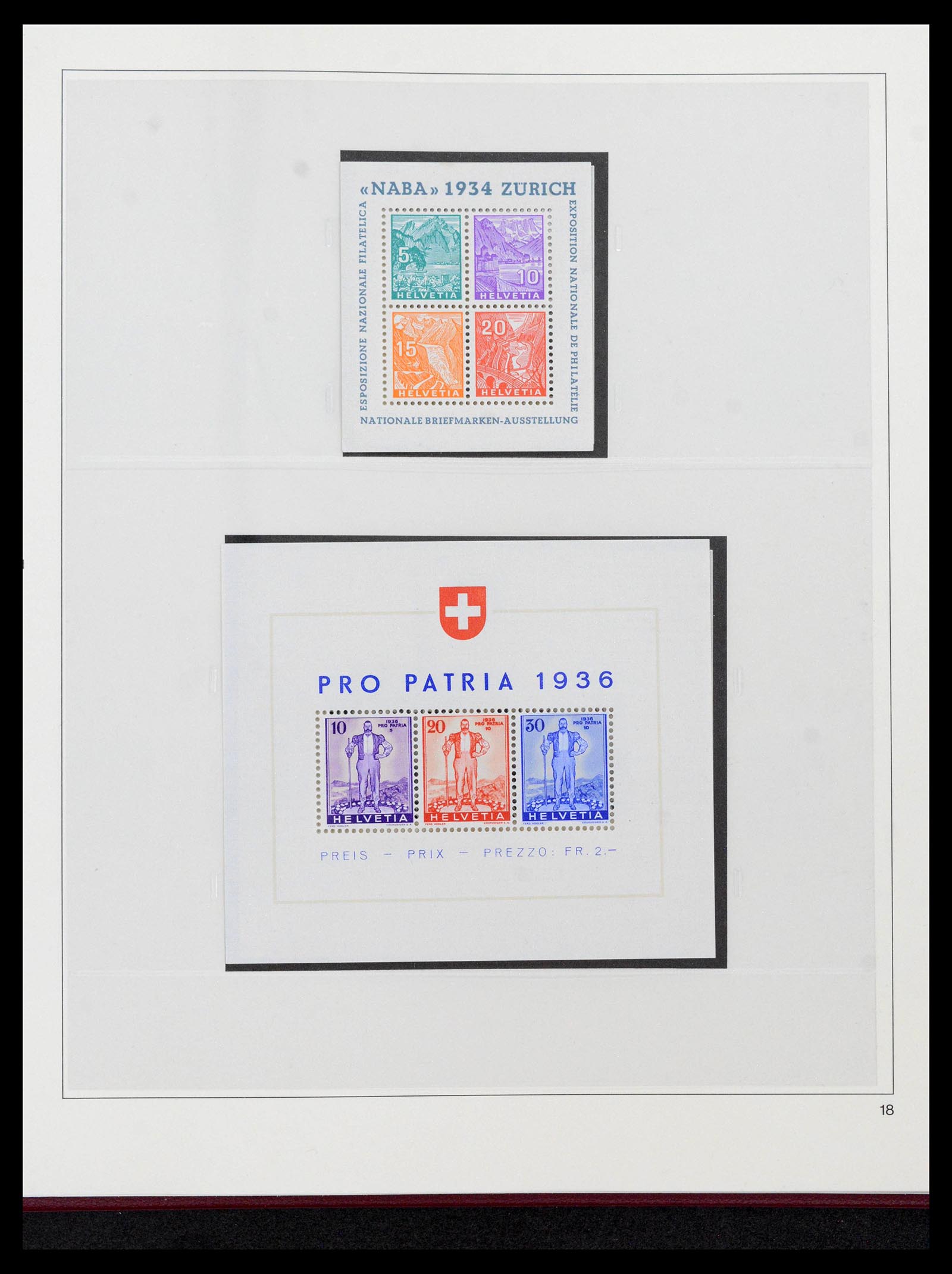 39946 0016 - Postzegelverzameling 39946 Zwitserland 1862-1963.