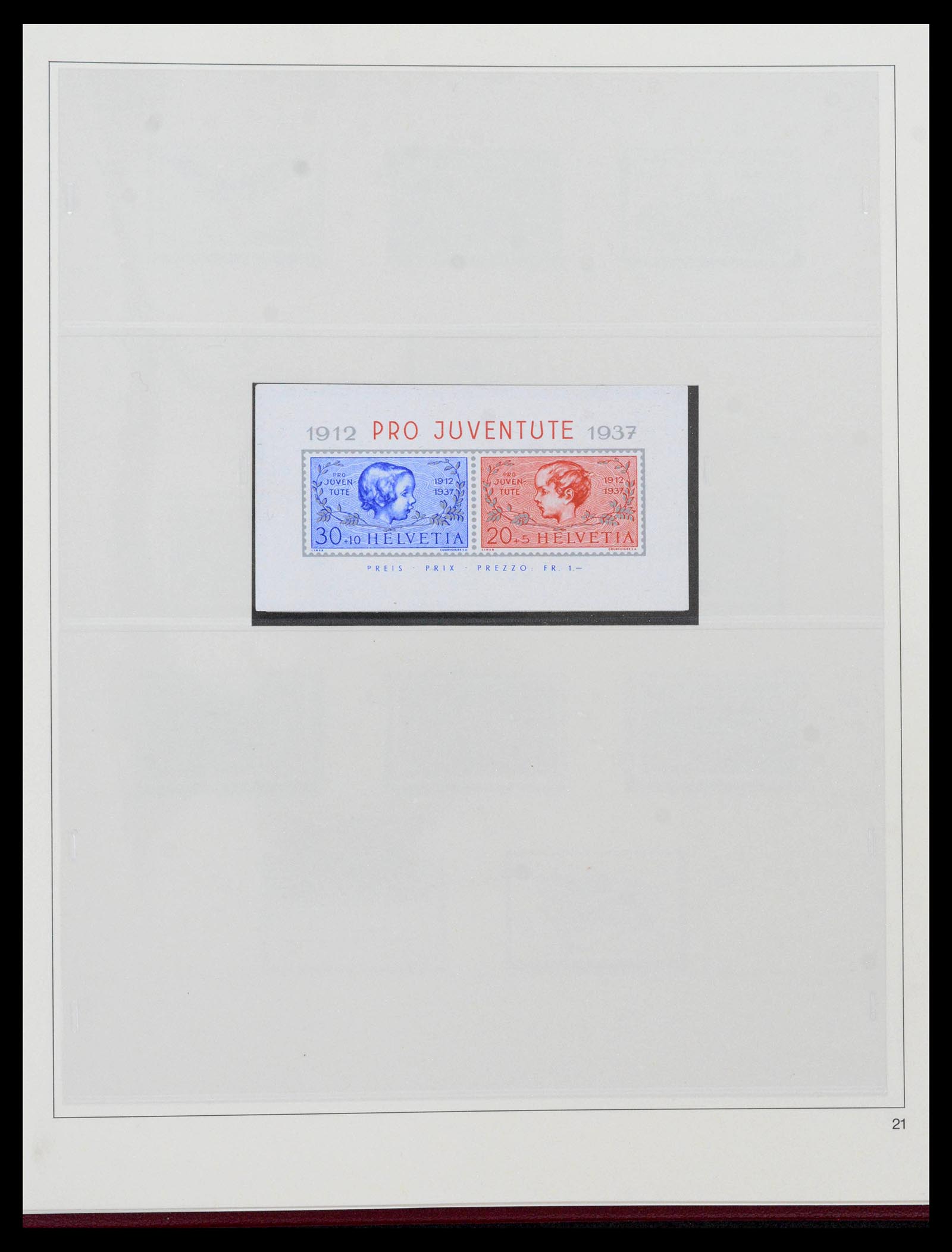 39946 0020 - Postzegelverzameling 39946 Zwitserland 1862-1963.