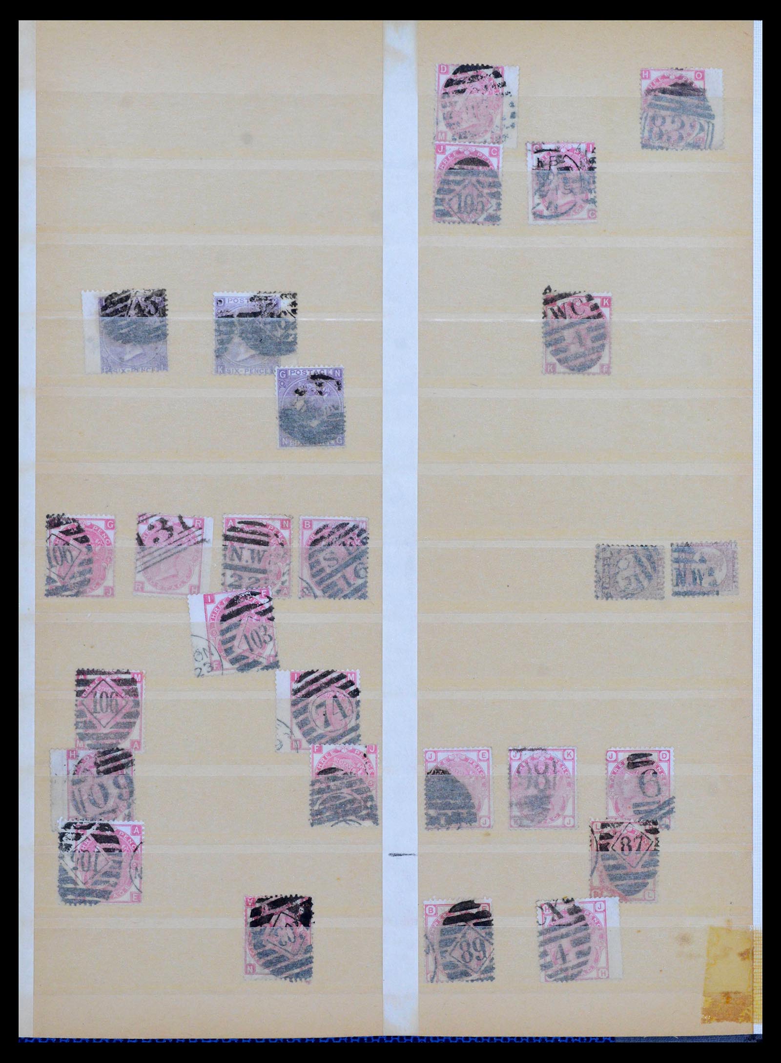 39948 0003 - Stamp collection 39948 Great Britain 1841-1939.