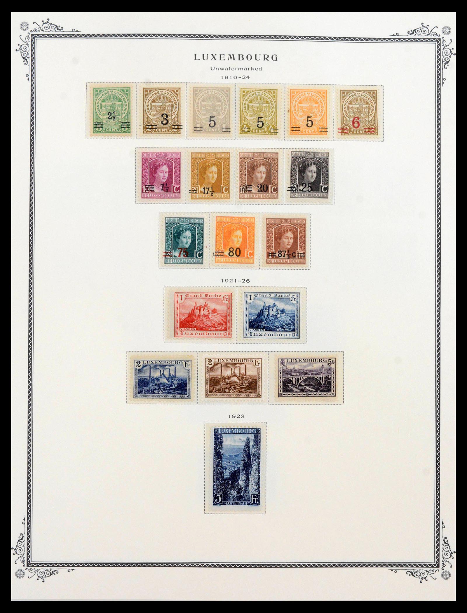 39956 0011 - Postzegelverzameling 39956 Luxemburg 1859-1946.