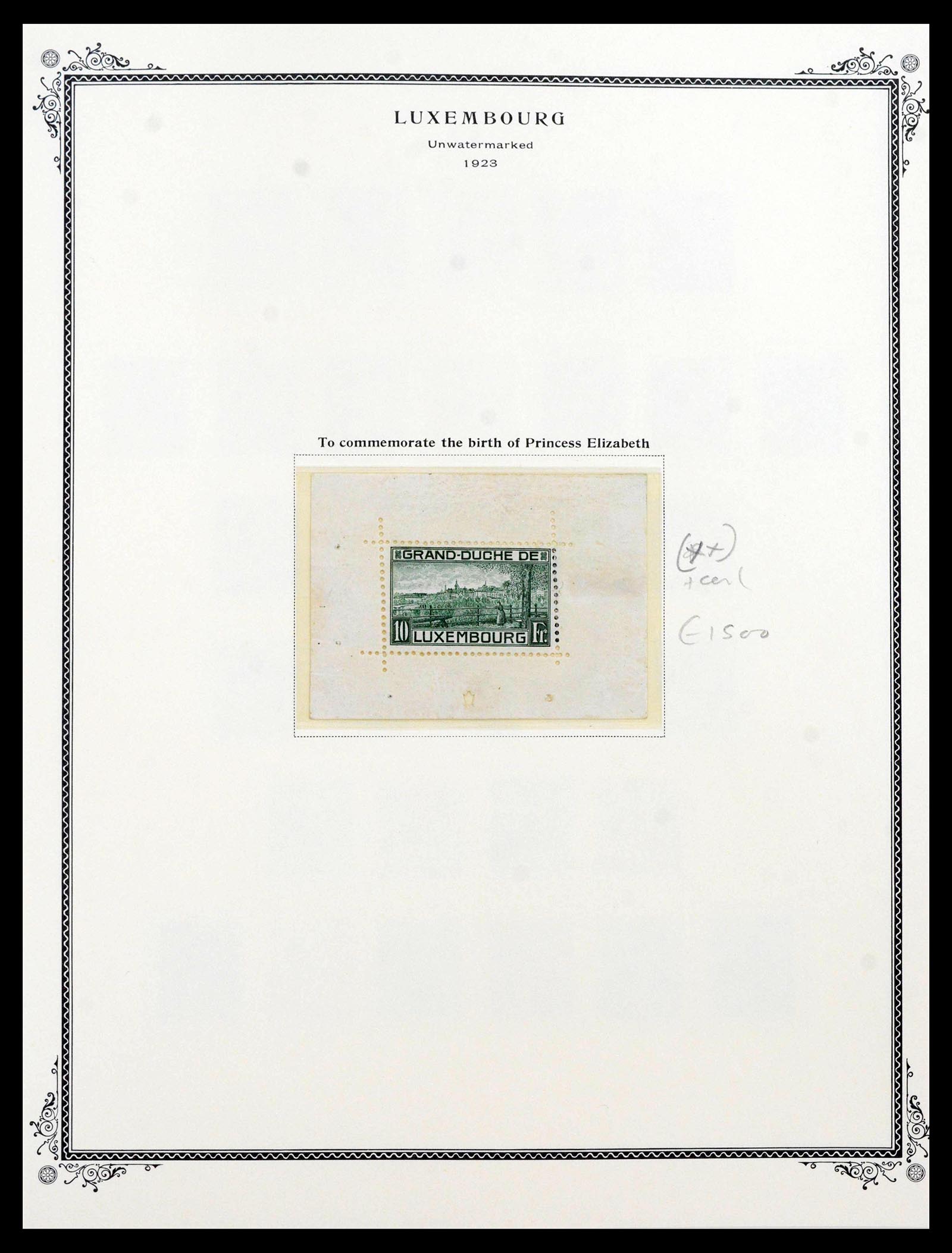 39956 0013 - Postzegelverzameling 39956 Luxemburg 1859-1946.