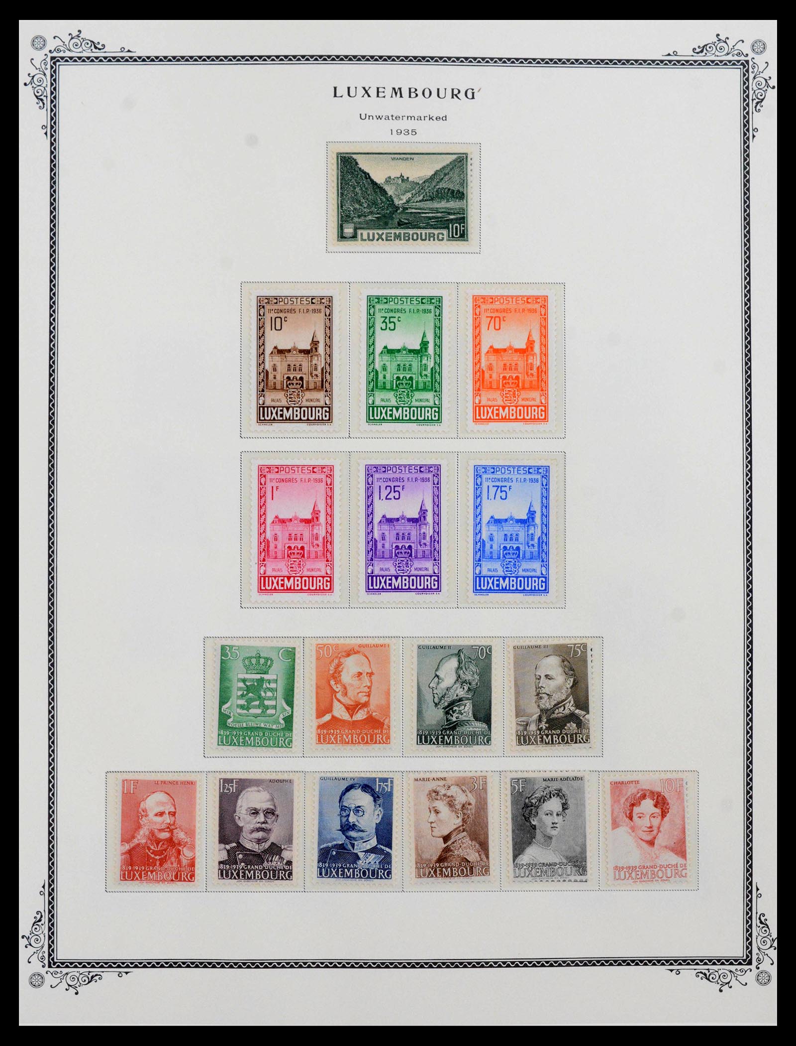 39956 0016 - Postzegelverzameling 39956 Luxemburg 1859-1946.