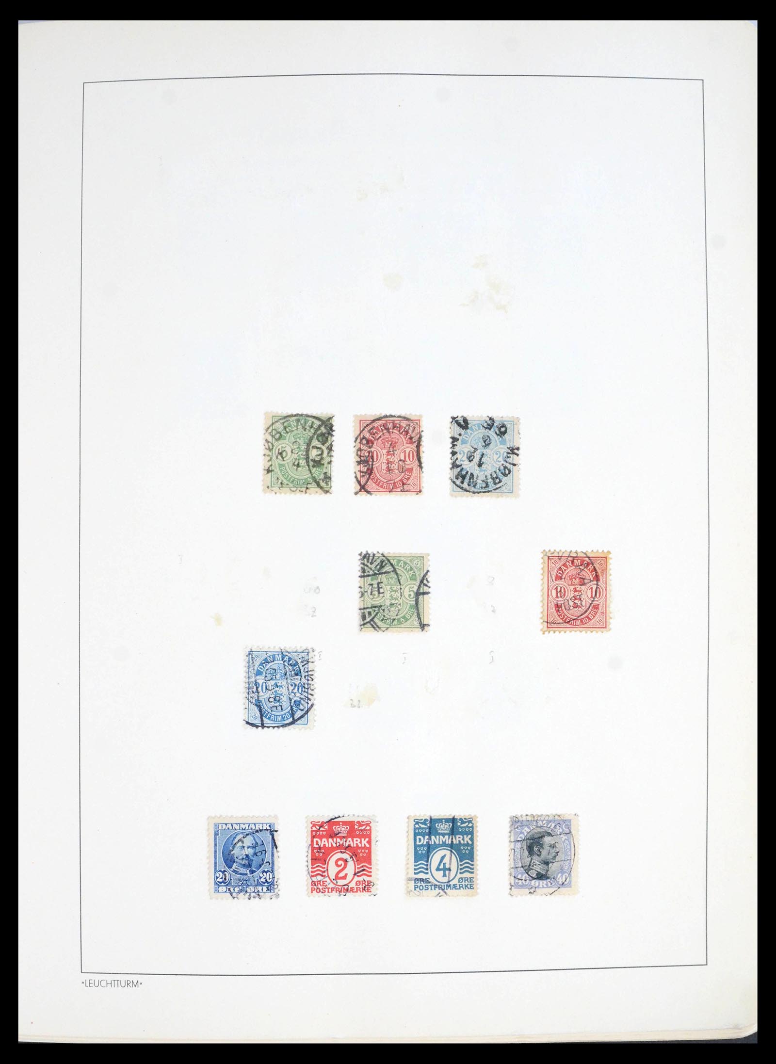 39958 0003 - Postzegelverzameling 39958 Denemarken 1851-2007.