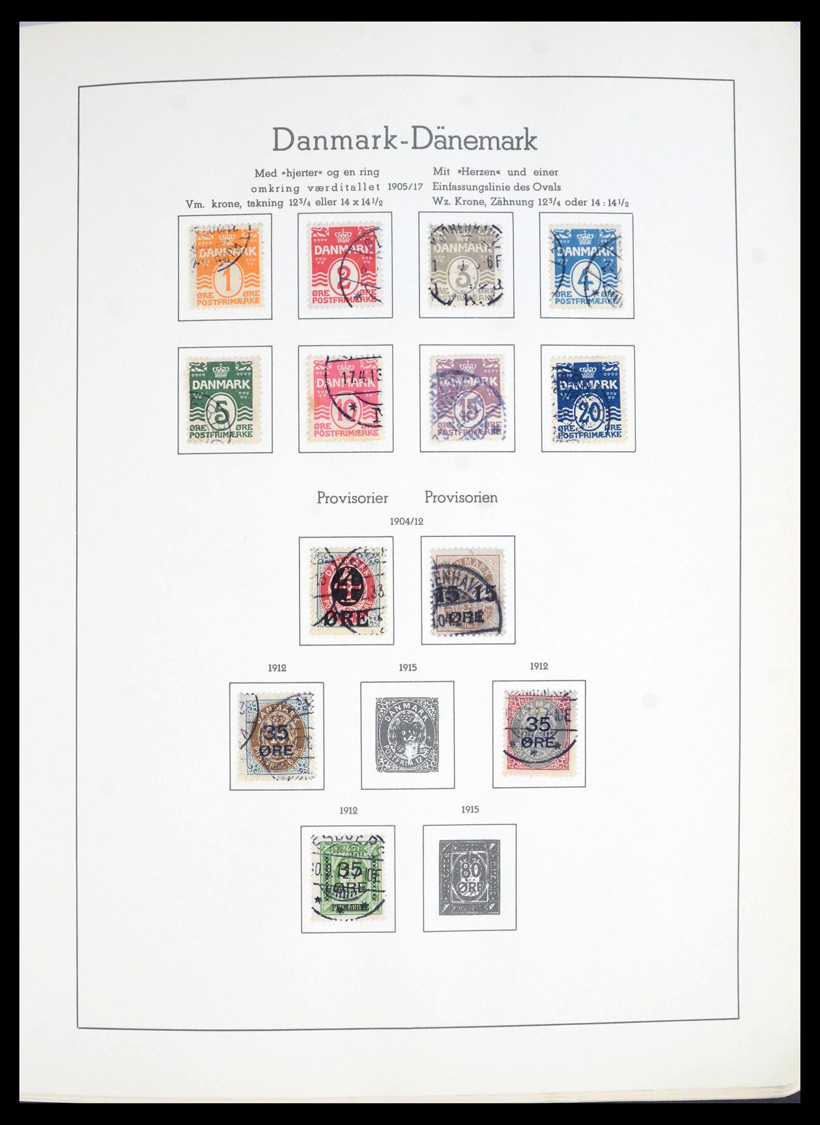 39958 0004 - Postzegelverzameling 39958 Denemarken 1851-2007.