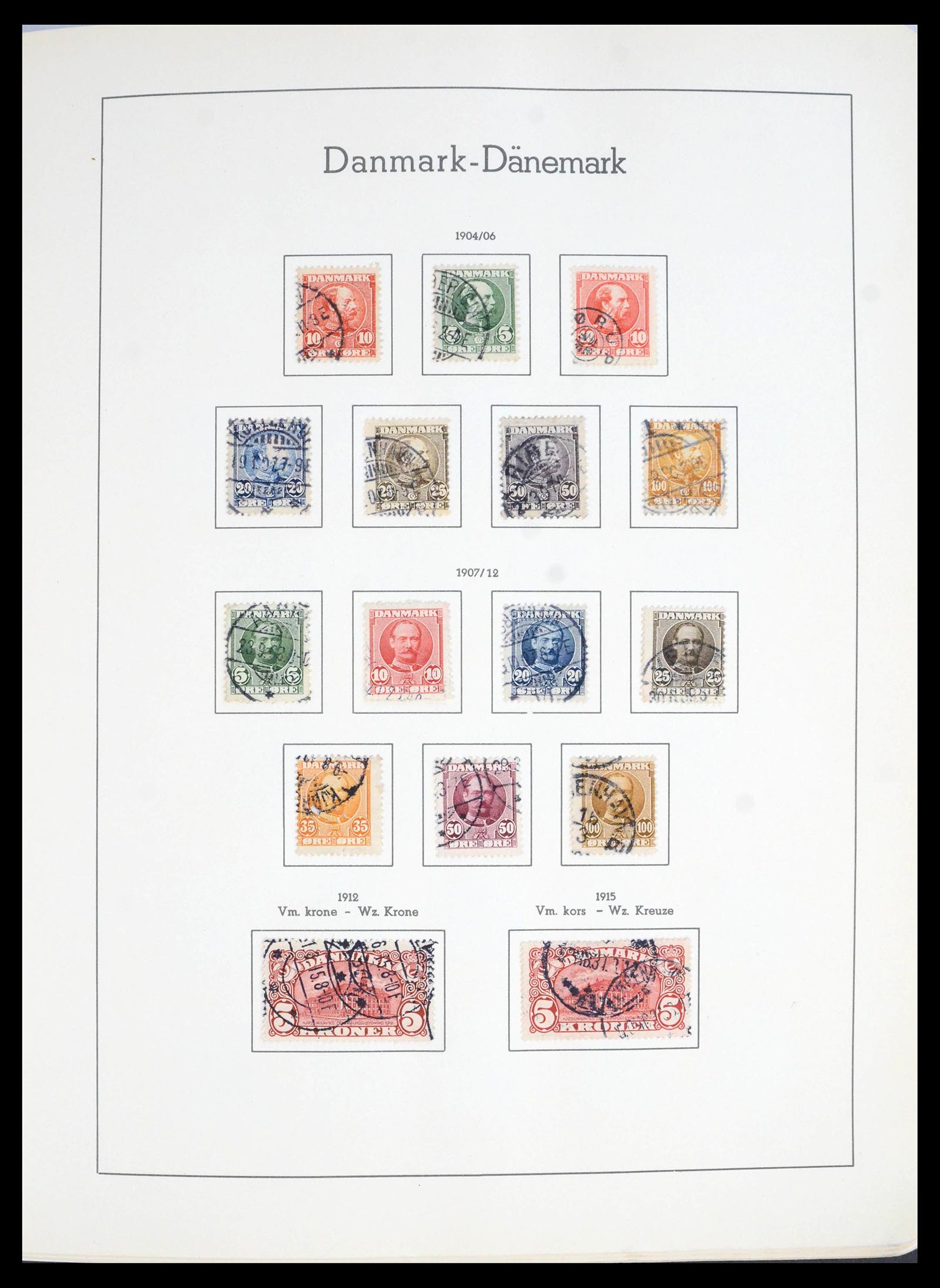 39958 0005 - Postzegelverzameling 39958 Denemarken 1851-2007.