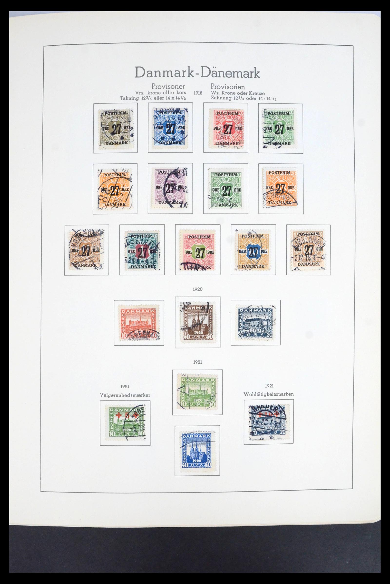 39958 0008 - Postzegelverzameling 39958 Denemarken 1851-2007.