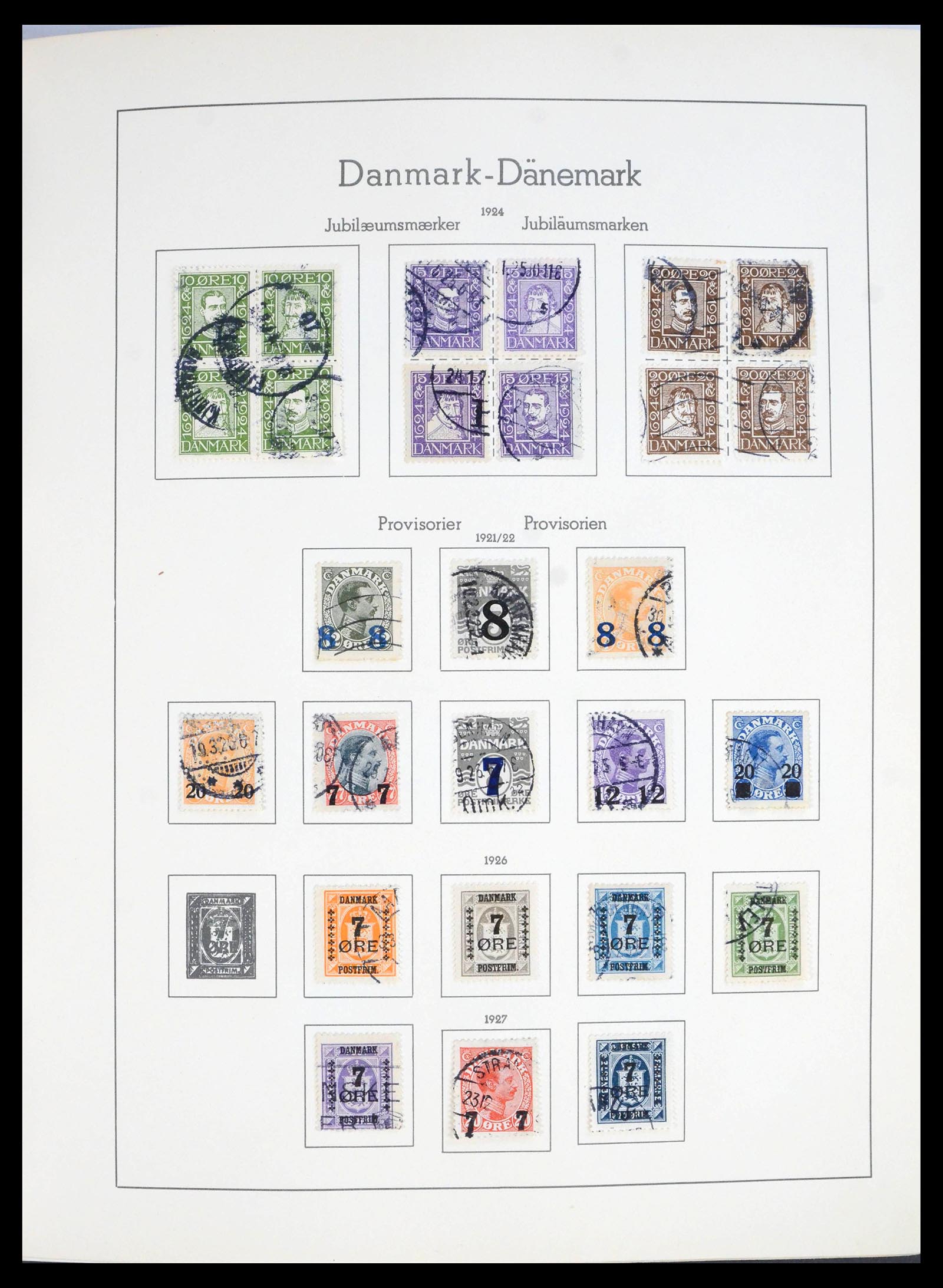 39958 0009 - Postzegelverzameling 39958 Denemarken 1851-2007.