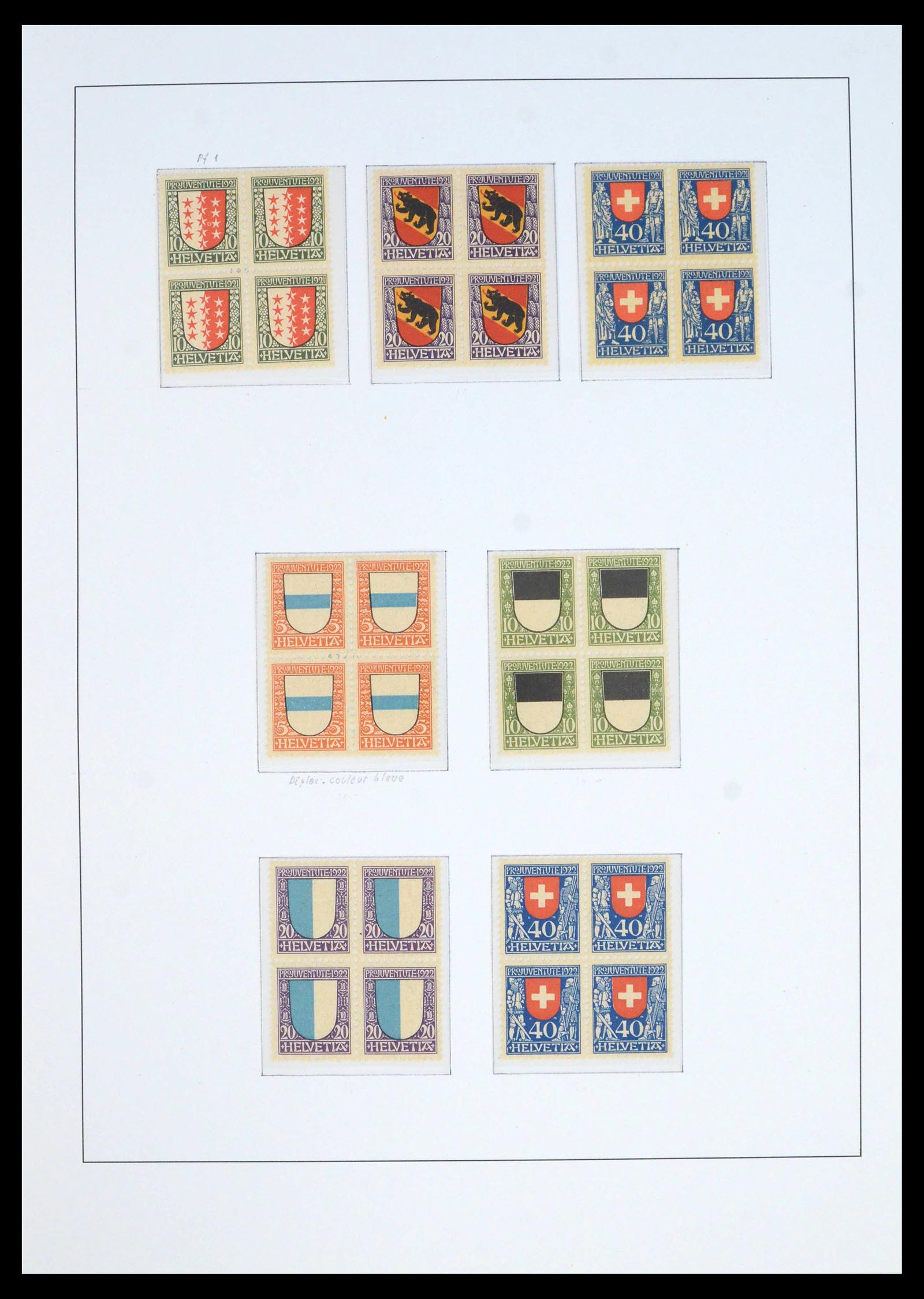 39959 0003 - Postzegelverzameling 39959 Zwitserland Pro Juventute 1916-1986.