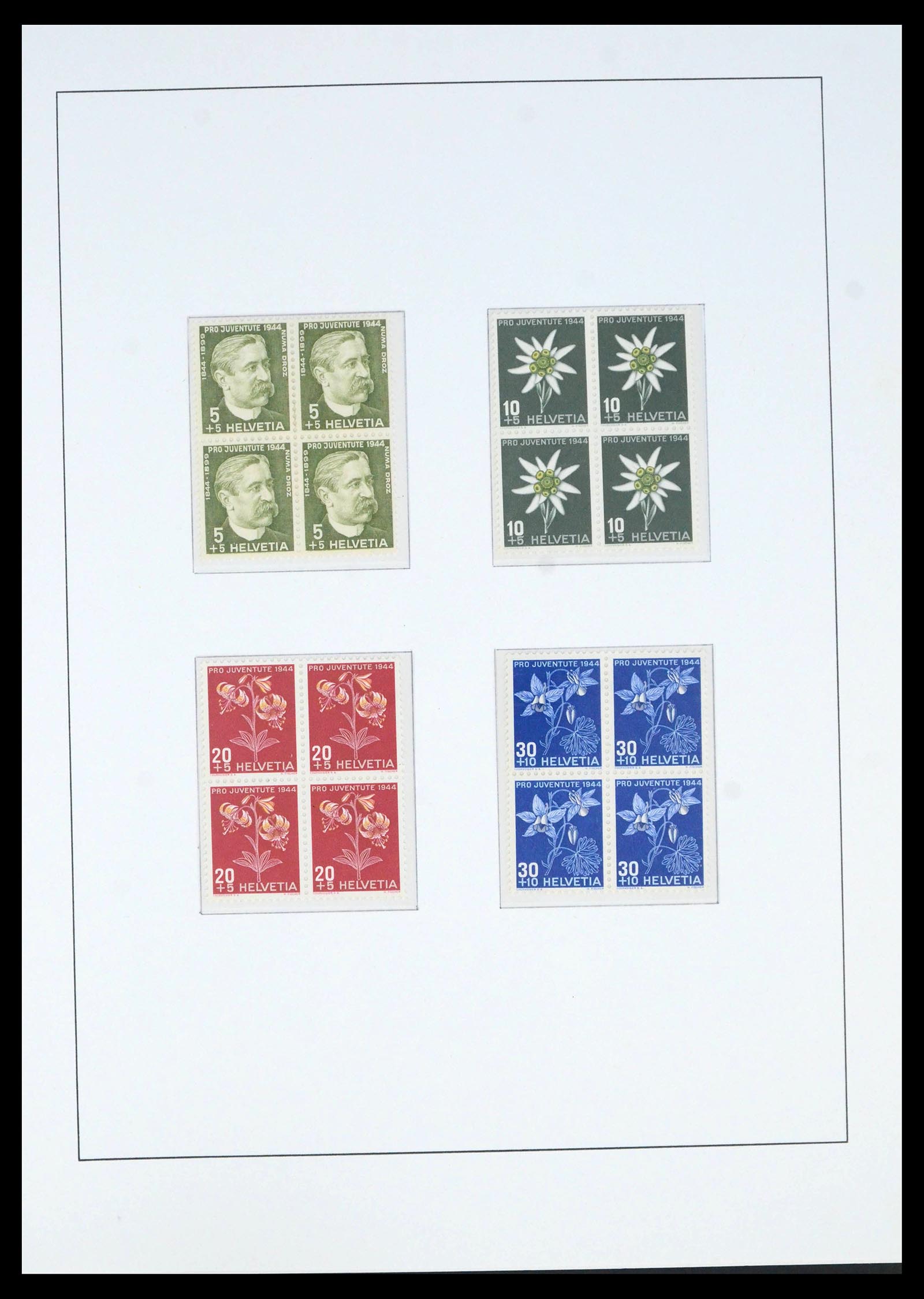 39959 0019 - Postzegelverzameling 39959 Zwitserland Pro Juventute 1916-1986.