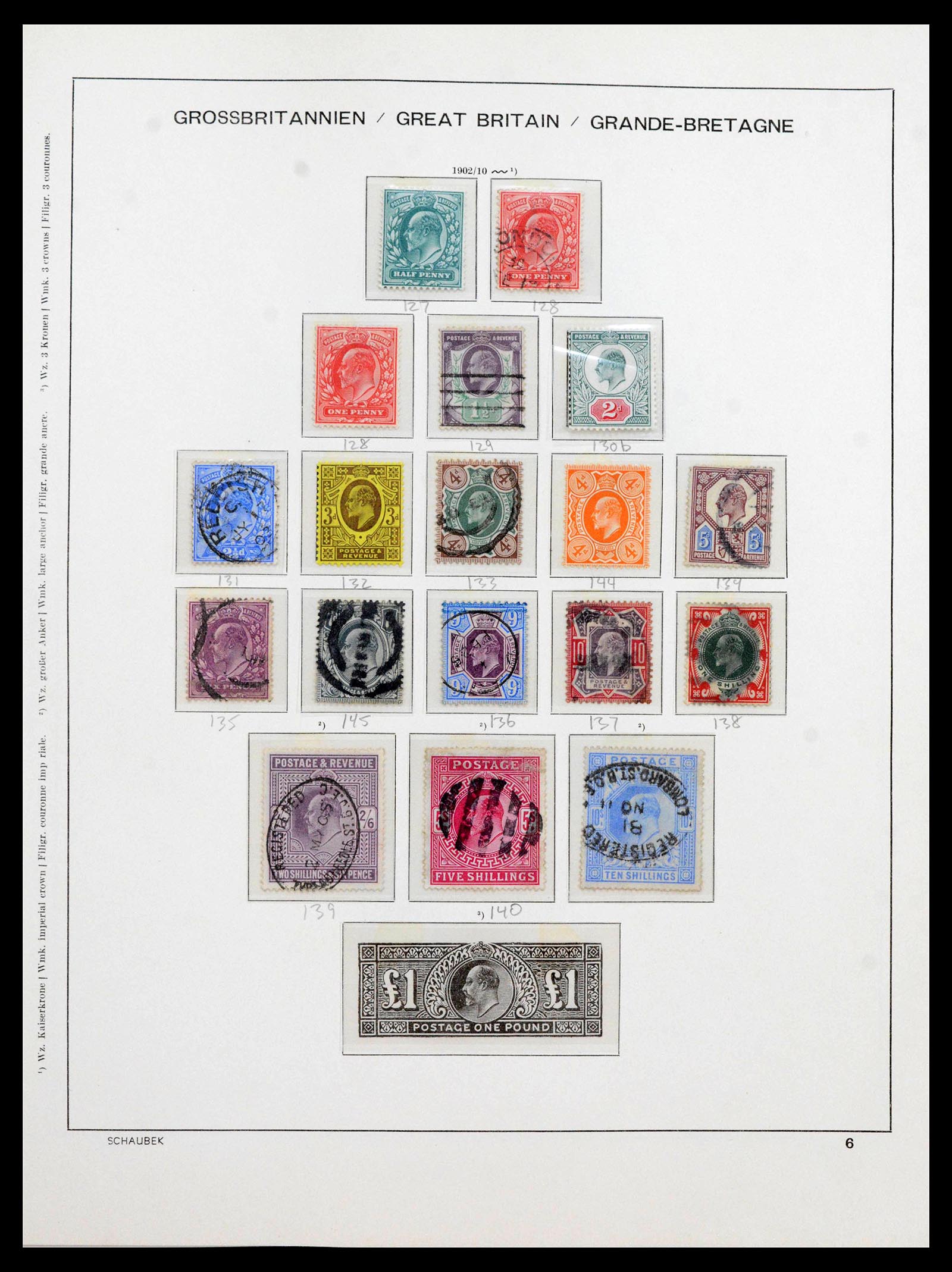39965 0008 - Postzegelverzameling 39965 Engeland 1840-1970.