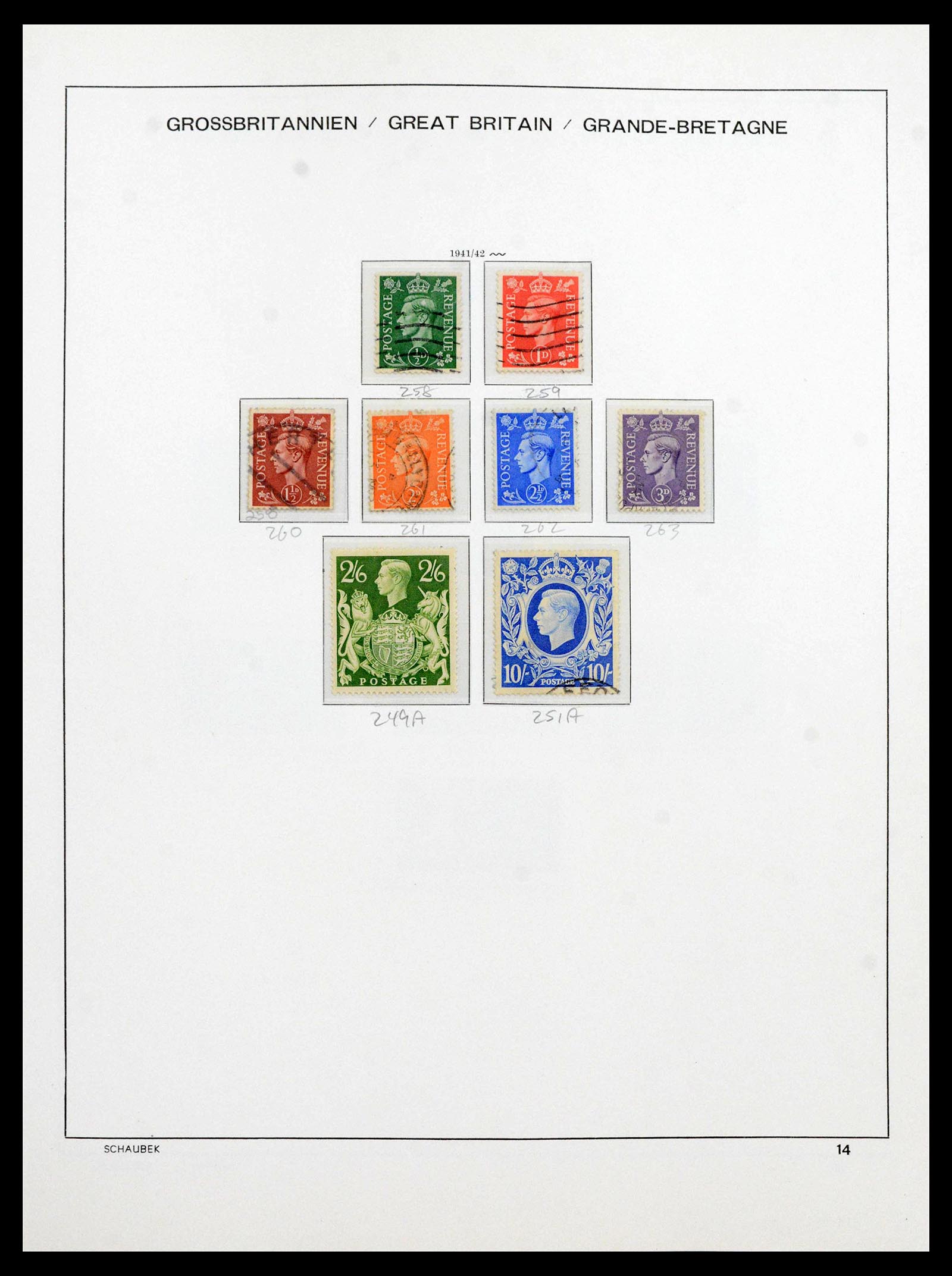 39965 0015 - Postzegelverzameling 39965 Engeland 1840-1970.