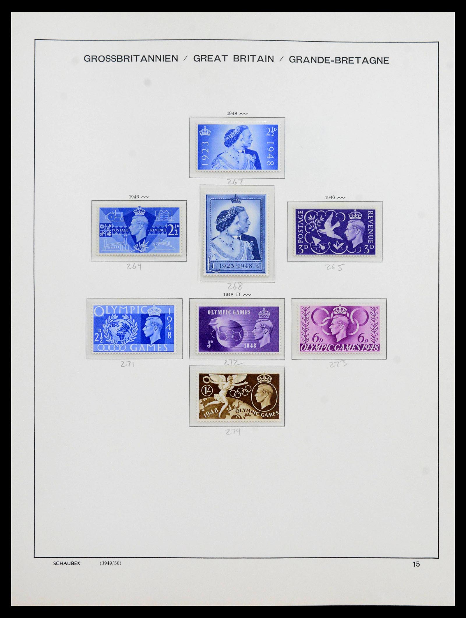 39965 0016 - Postzegelverzameling 39965 Engeland 1840-1970.