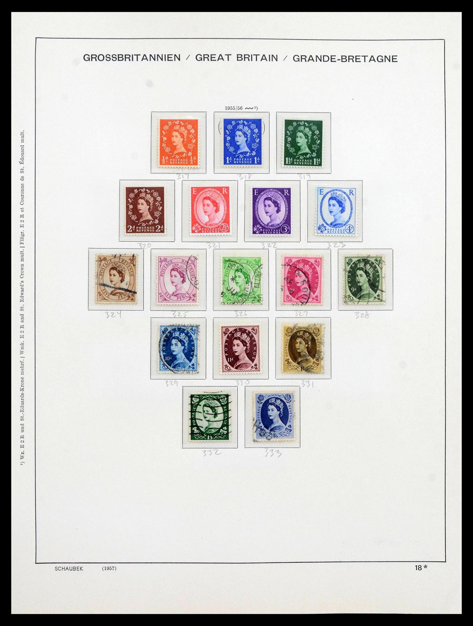 39965 0020 - Postzegelverzameling 39965 Engeland 1840-1970.