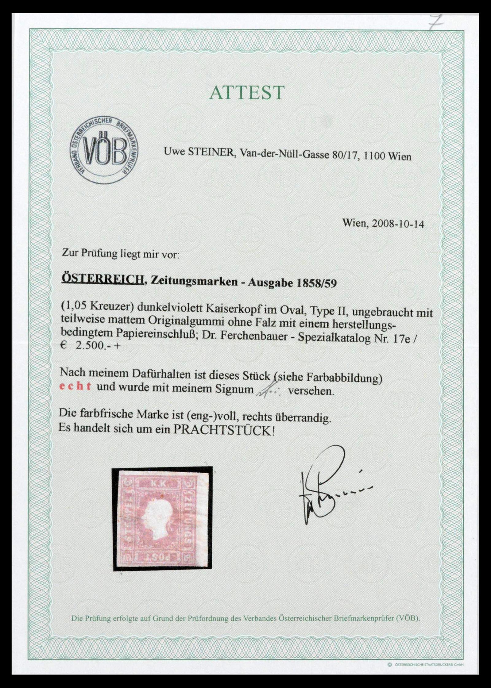 39980 0004 - Stamp collection 39980 Austria TOP collection 1858-1949.