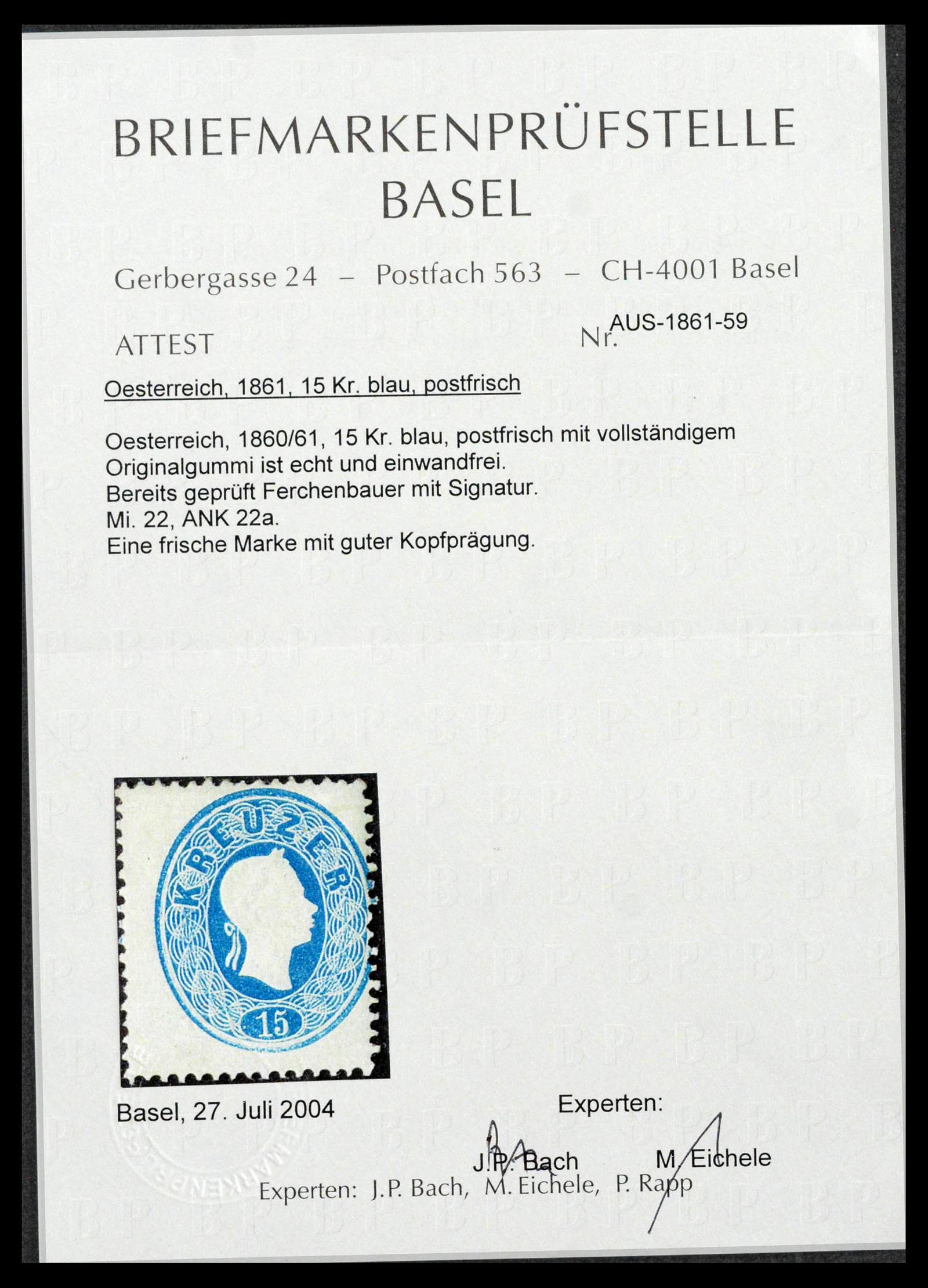 39980 0007 - Stamp collection 39980 Austria TOP collection 1858-1949.