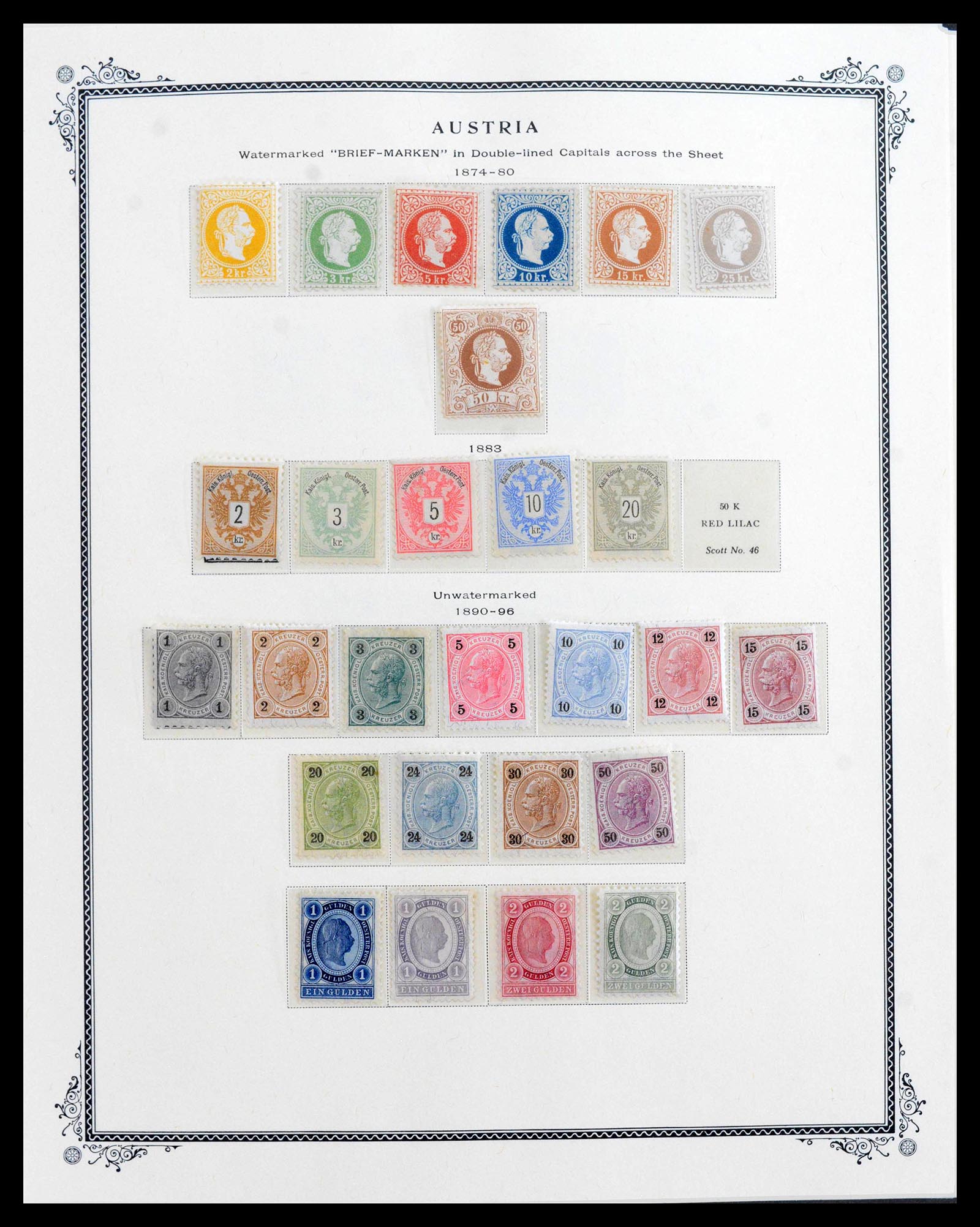 39980 0011 - Stamp collection 39980 Austria TOP collection 1858-1949.