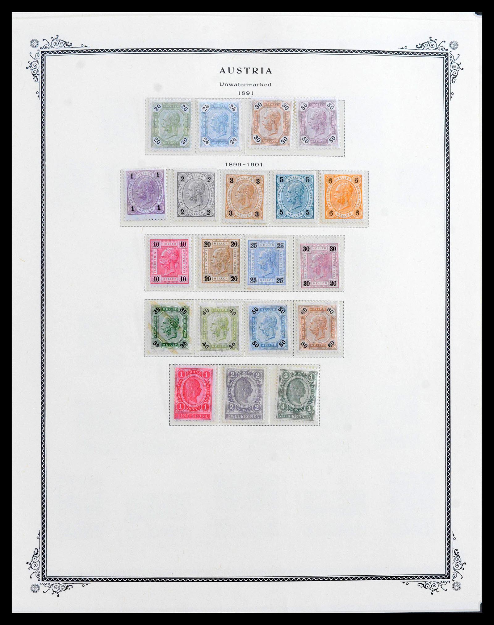 39980 0012 - Stamp collection 39980 Austria TOP collection 1858-1949.