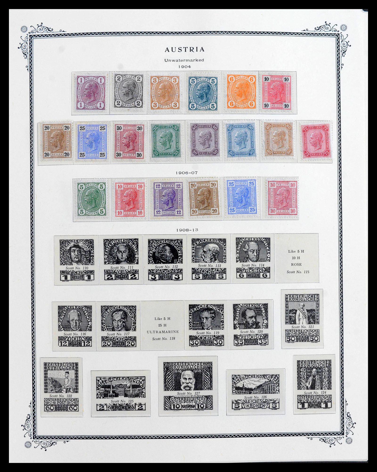 39980 0013 - Stamp collection 39980 Austria TOP collection 1858-1949.