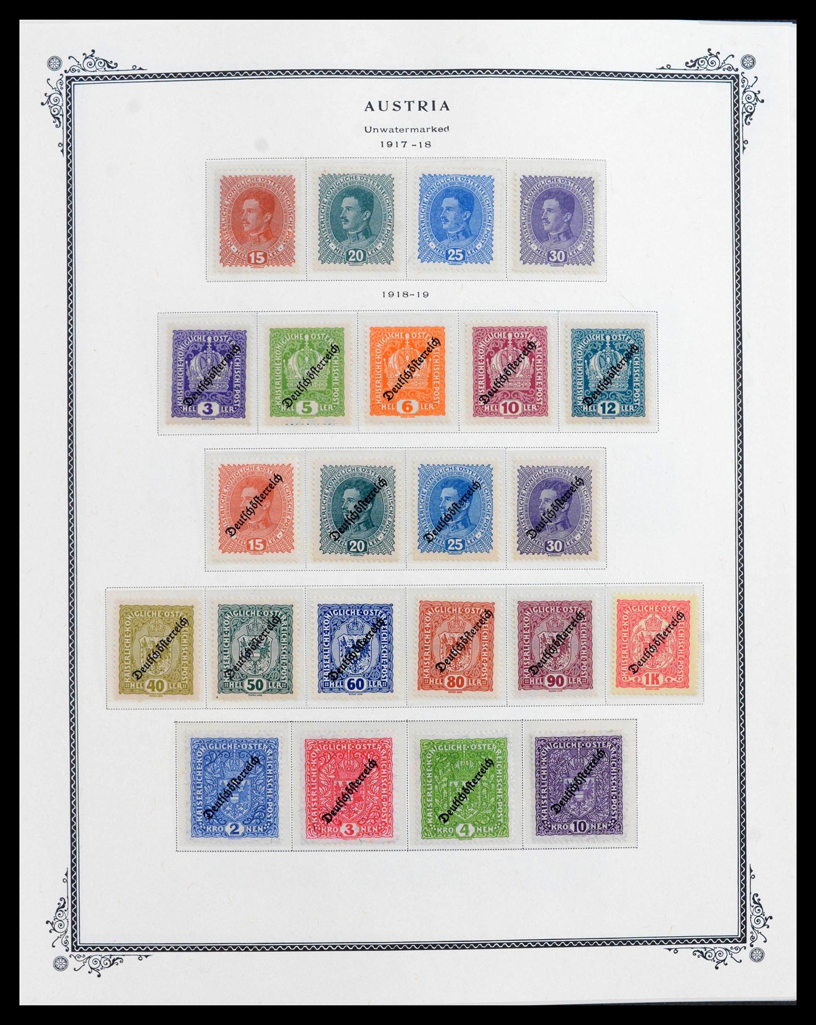 39980 0015 - Stamp collection 39980 Austria TOP collection 1858-1949.