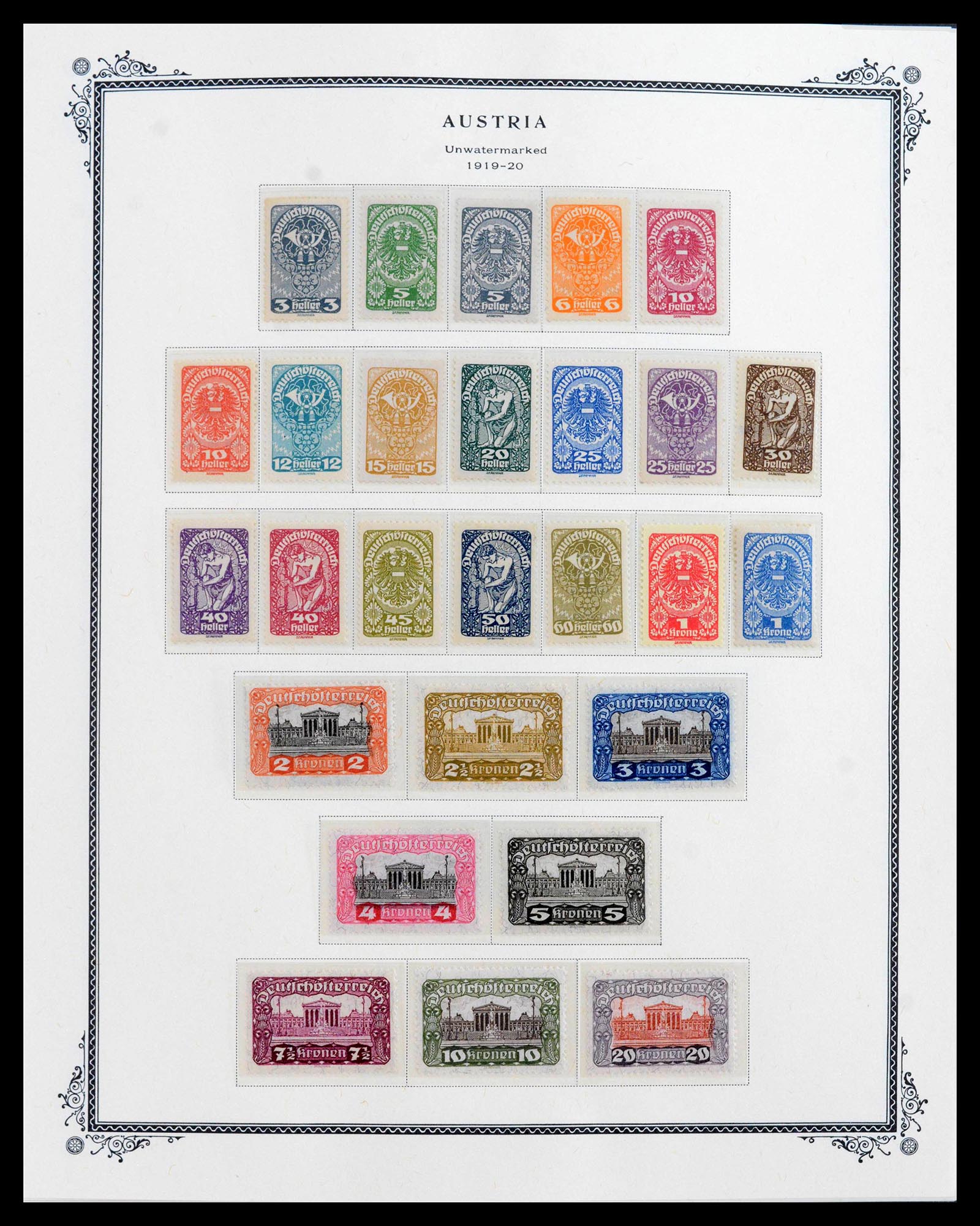 39980 0016 - Stamp collection 39980 Austria TOP collection 1858-1949.