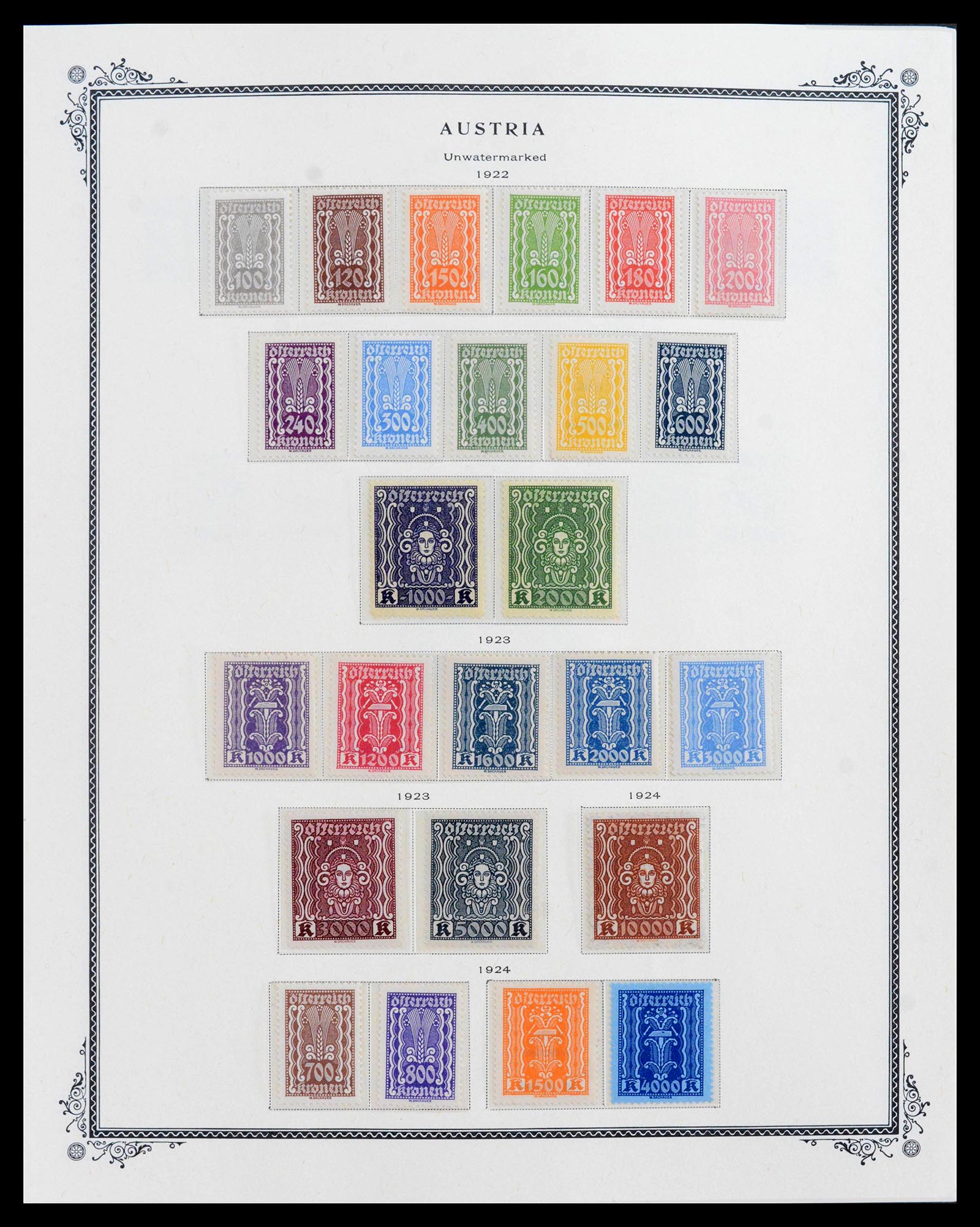 39980 0019 - Stamp collection 39980 Austria TOP collection 1858-1949.