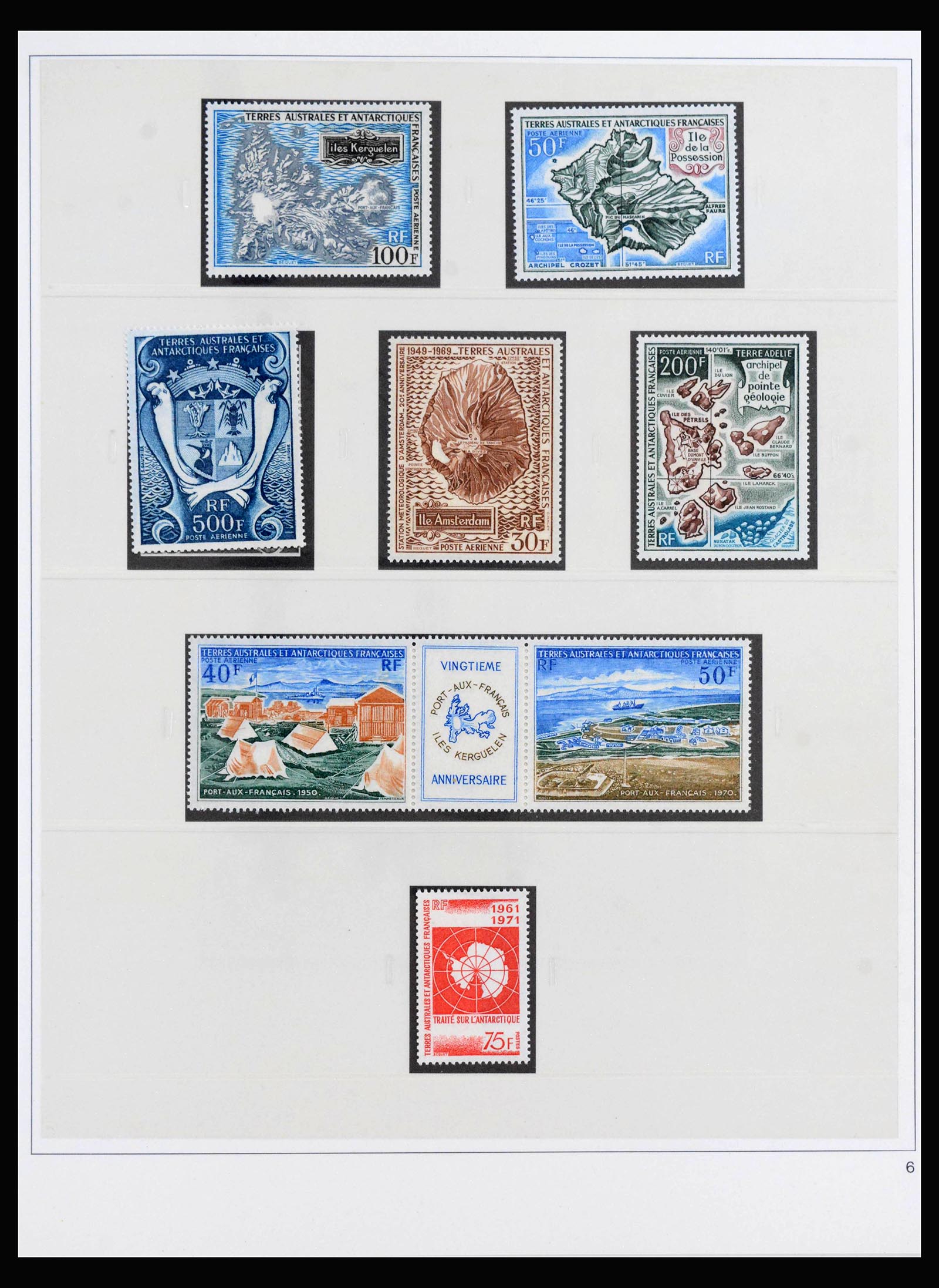 39991 0006 - Postzegelverzameling 39991 TAAF compleet 1948-2002.