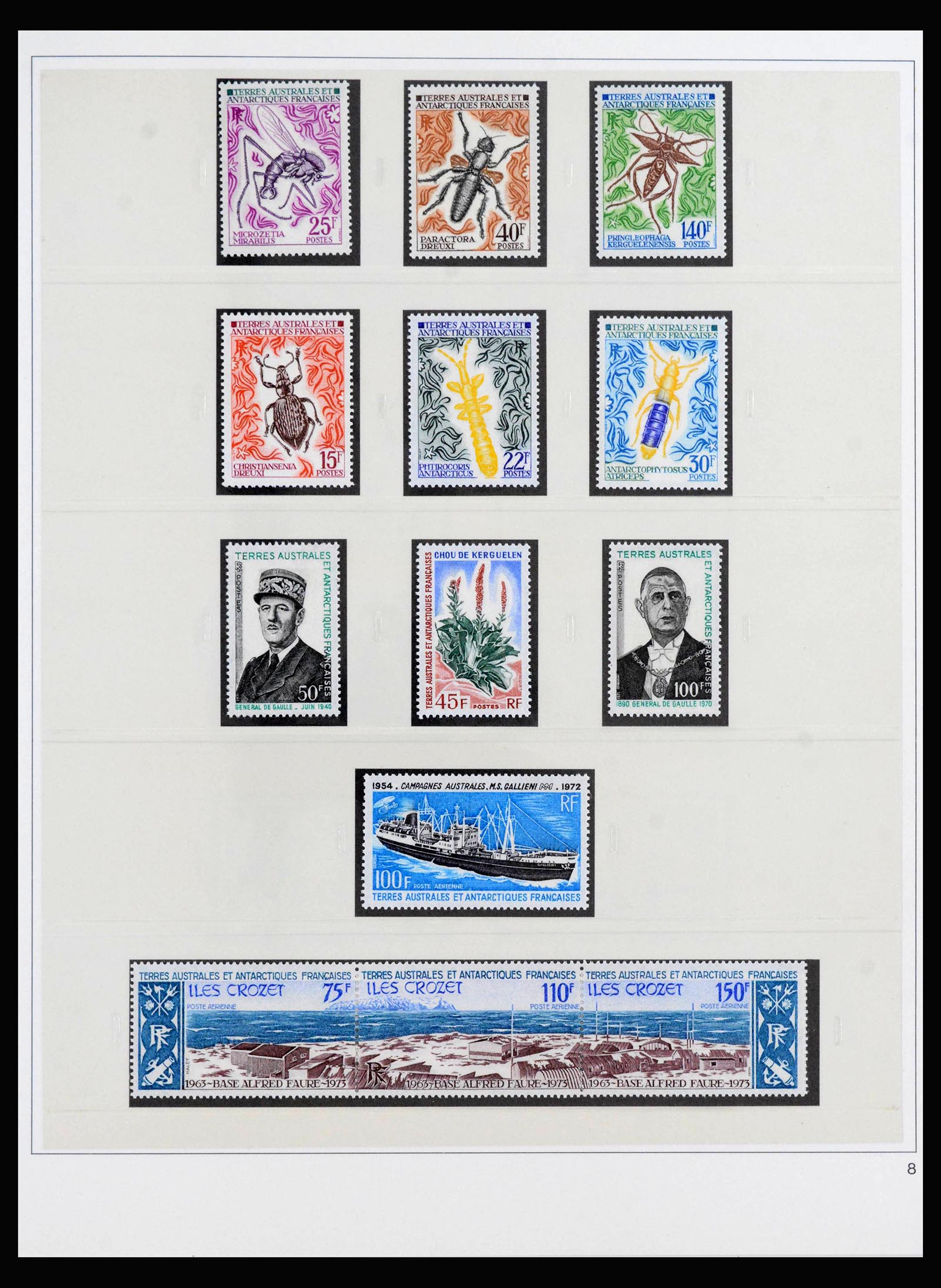 39991 0008 - Postzegelverzameling 39991 TAAF compleet 1948-2002.