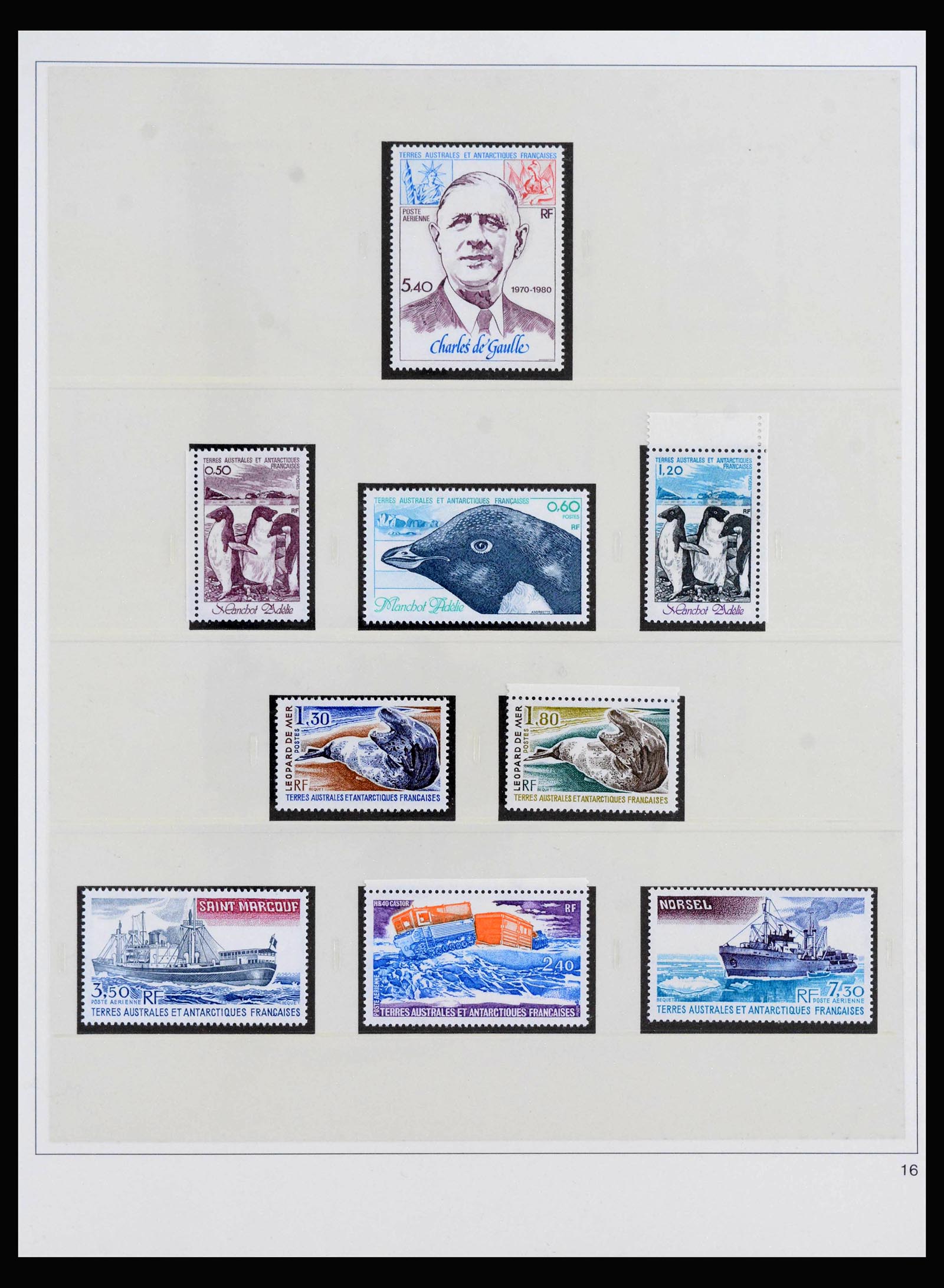 39991 0017 - Postzegelverzameling 39991 TAAF compleet 1948-2002.