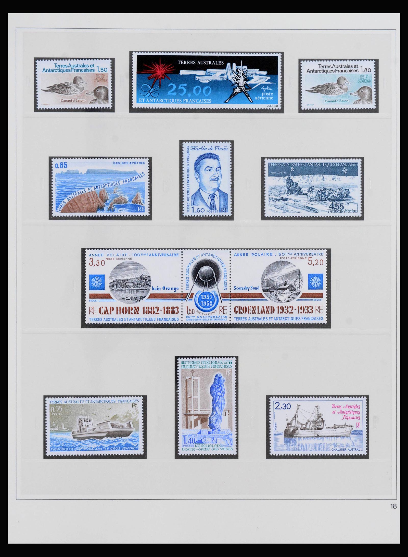 39991 0020 - Postzegelverzameling 39991 TAAF compleet 1948-2002.