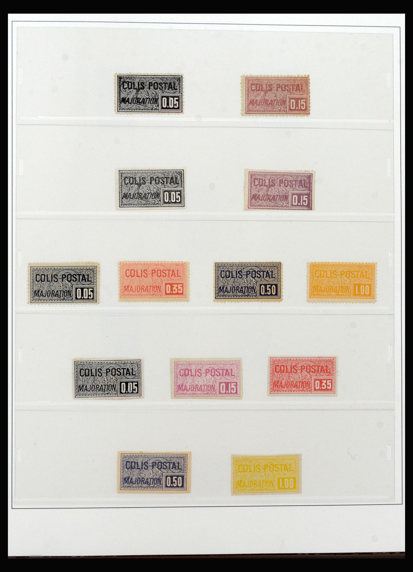 39993 0003 - Postzegelverzameling 39993 Franckrijk colis postaux 1892-1945.