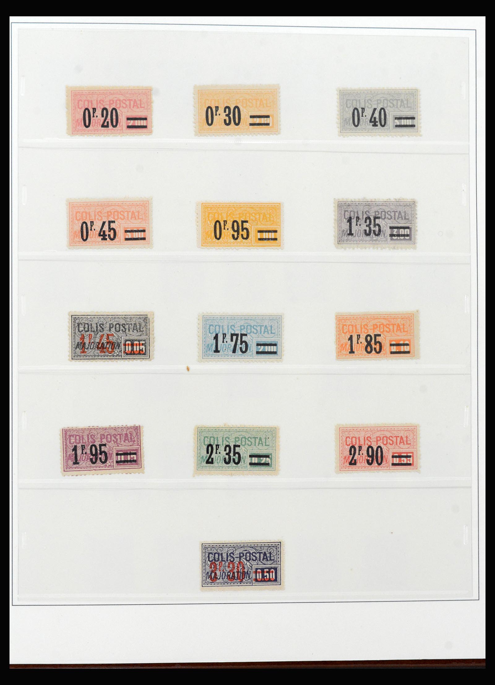 39993 0005 - Postzegelverzameling 39993 Franckrijk colis postaux 1892-1945.