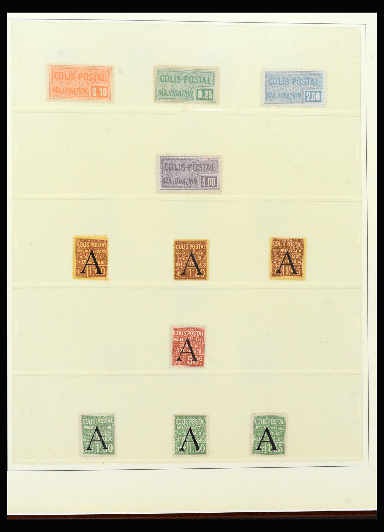 39993 0007 - Postzegelverzameling 39993 Franckrijk colis postaux 1892-1945.