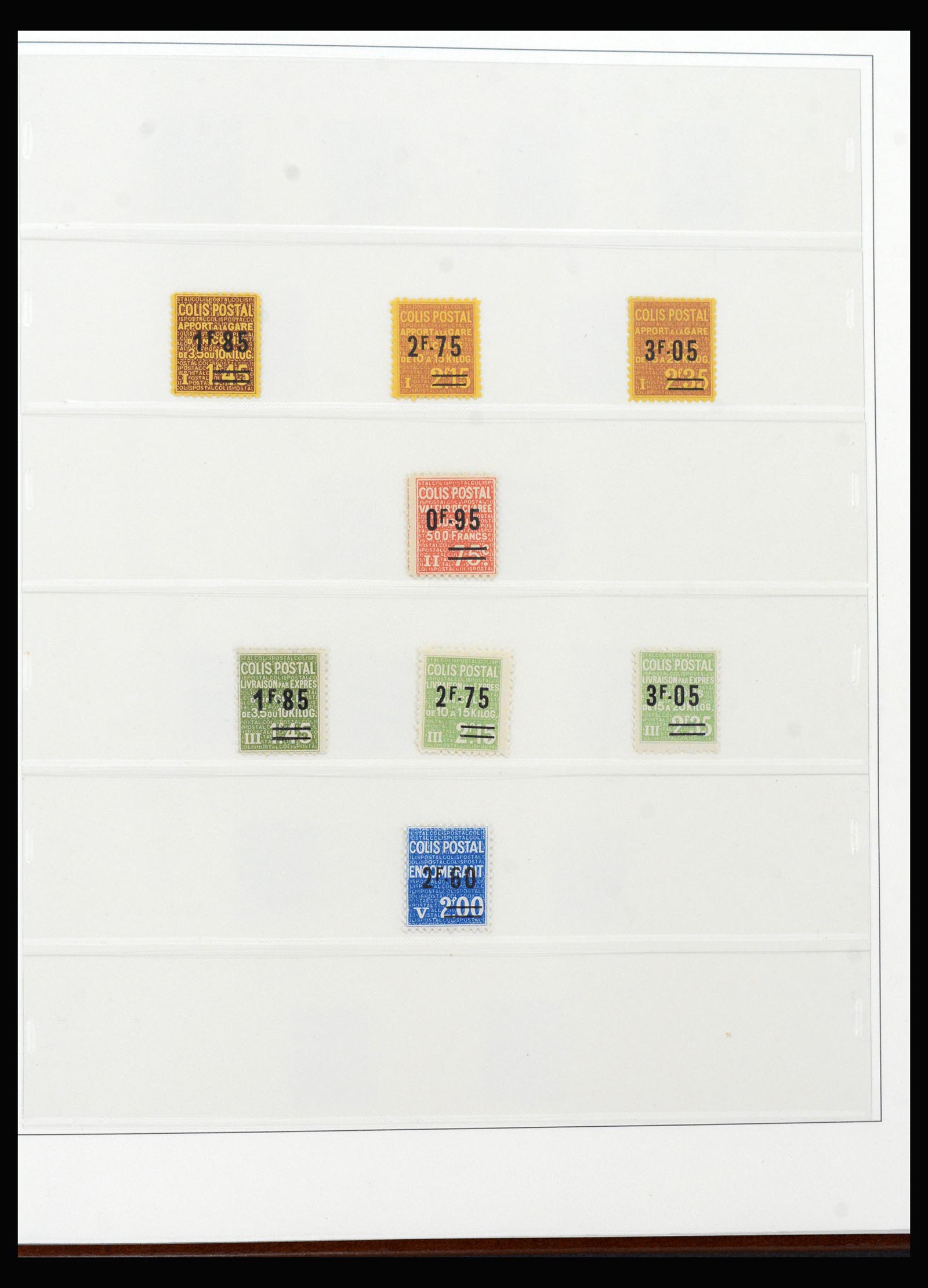 39993 0010 - Postzegelverzameling 39993 Franckrijk colis postaux 1892-1945.