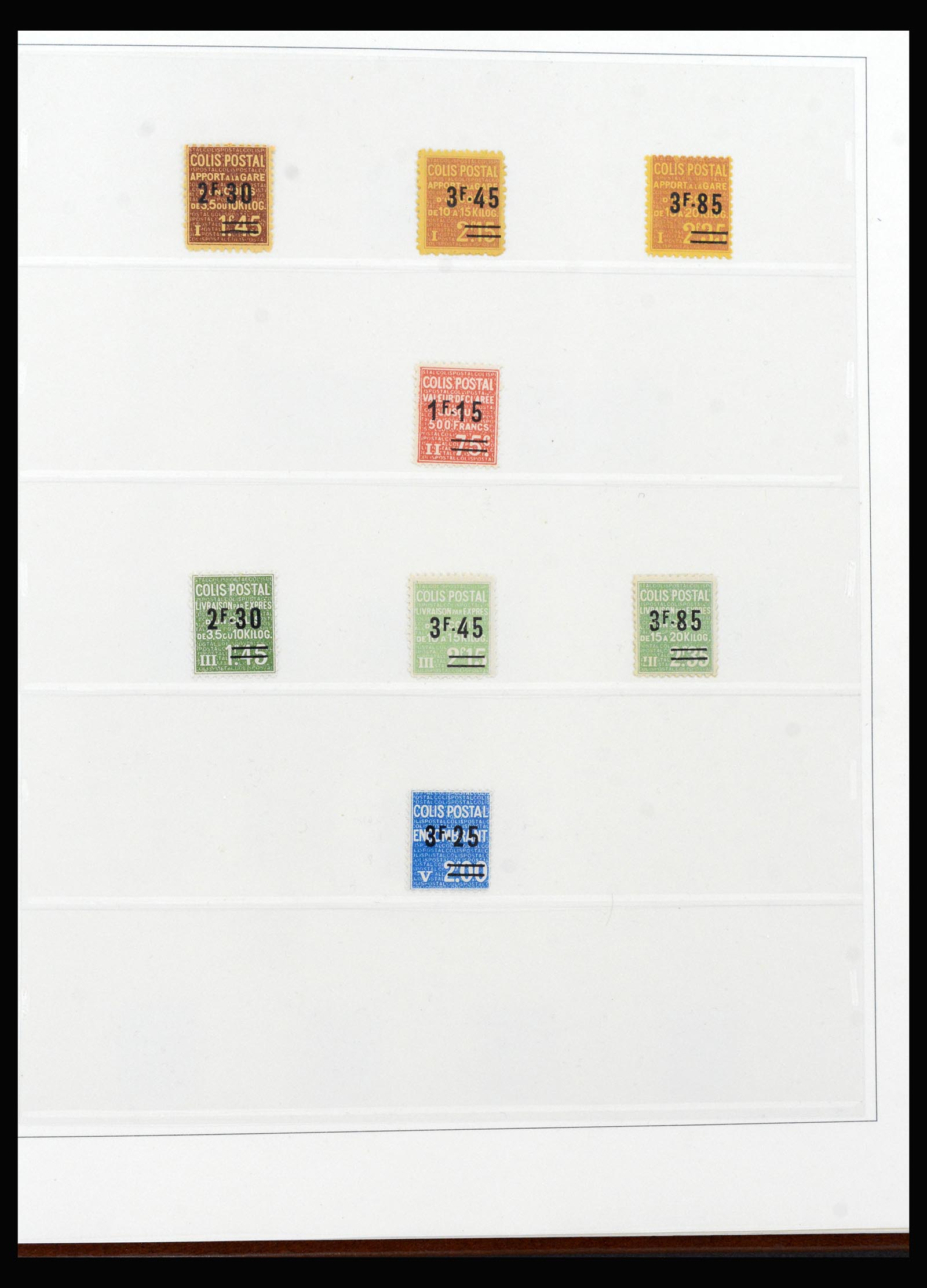 39993 0012 - Postzegelverzameling 39993 Franckrijk colis postaux 1892-1945.