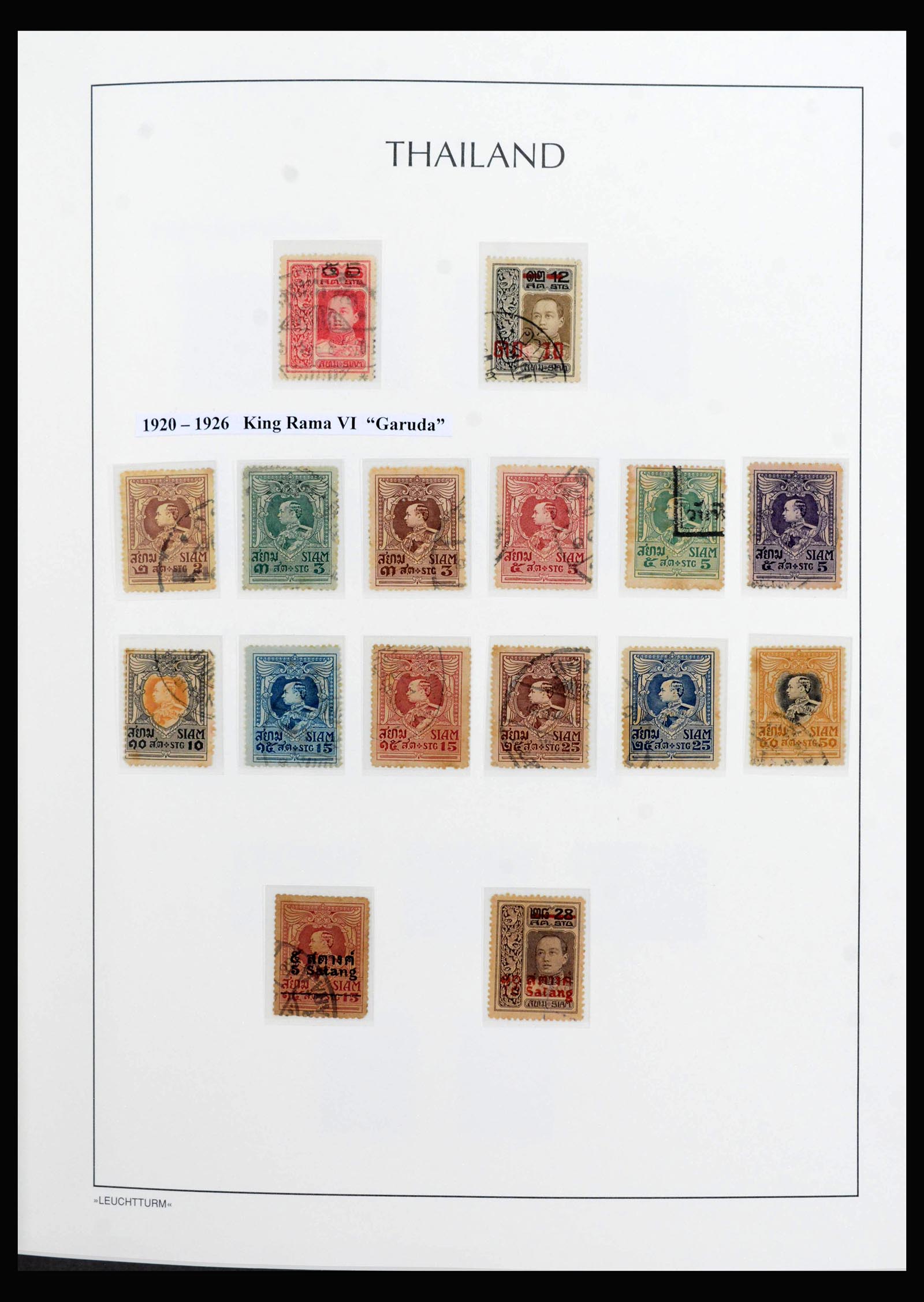 39995 0013 - Postzegelverzameling 39995 Thailand superverzameling 1883-2017.