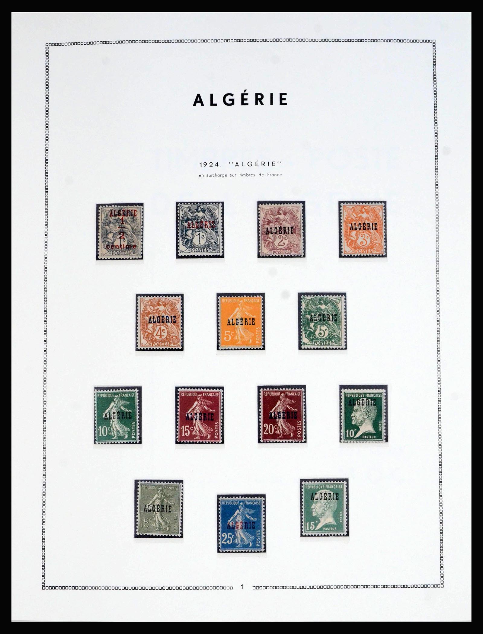 39997 0001 - Postzegelverzameling 39997 Algerije 1924-2000.