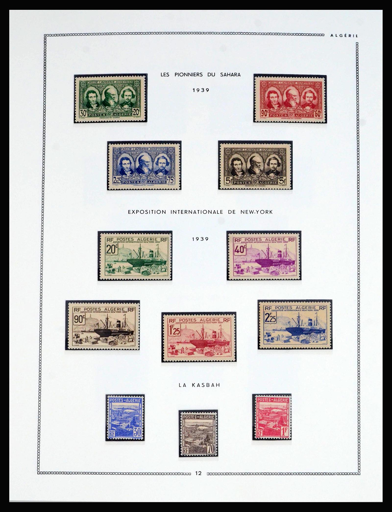 39997 0012 - Postzegelverzameling 39997 Algerije 1924-2000.