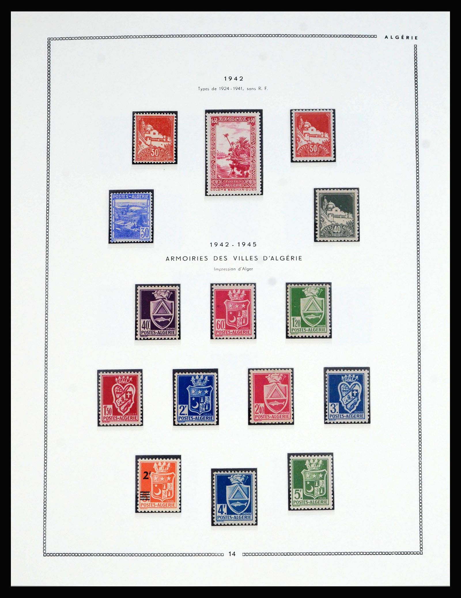 39997 0015 - Postzegelverzameling 39997 Algerije 1924-2000.