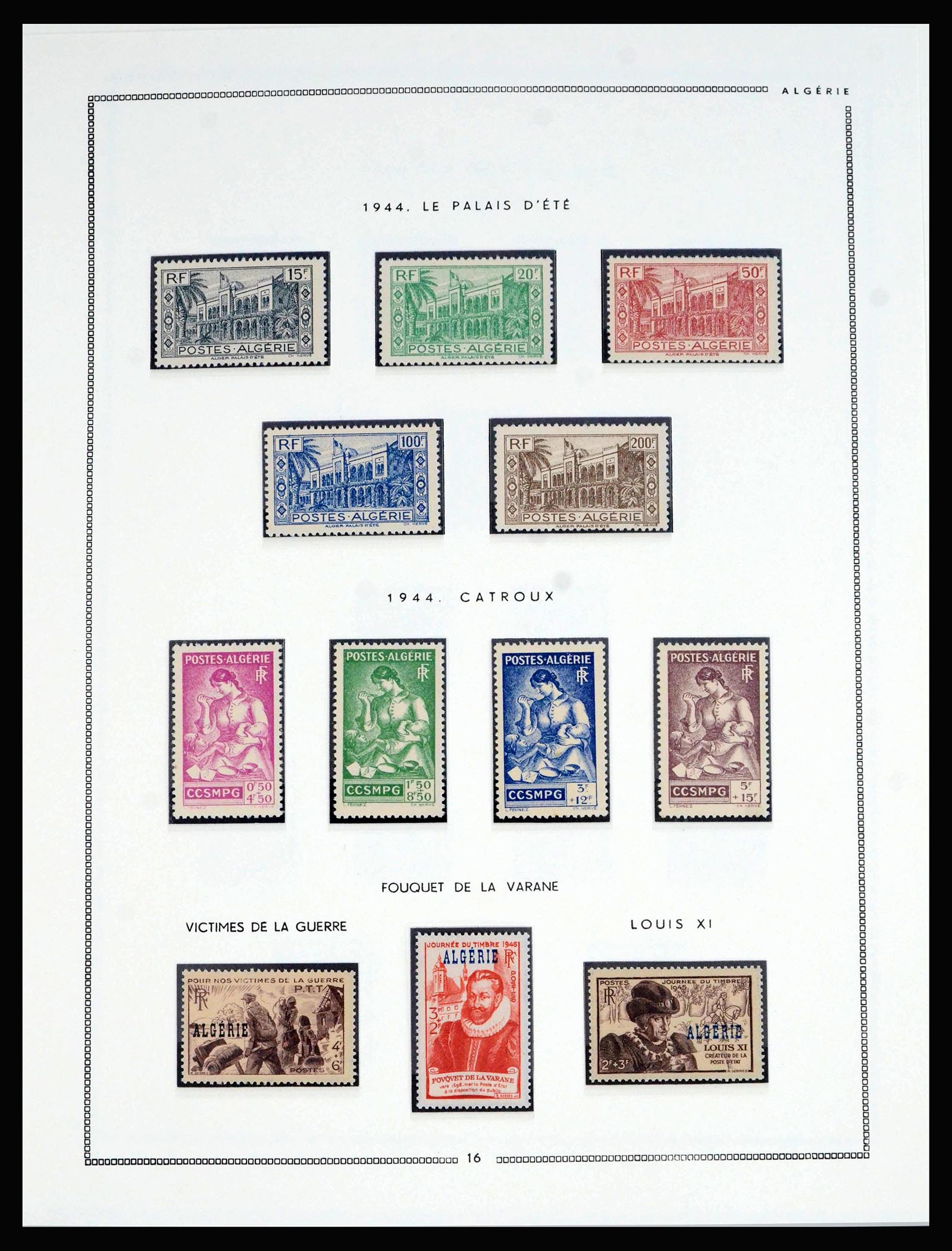 39997 0017 - Postzegelverzameling 39997 Algerije 1924-2000.