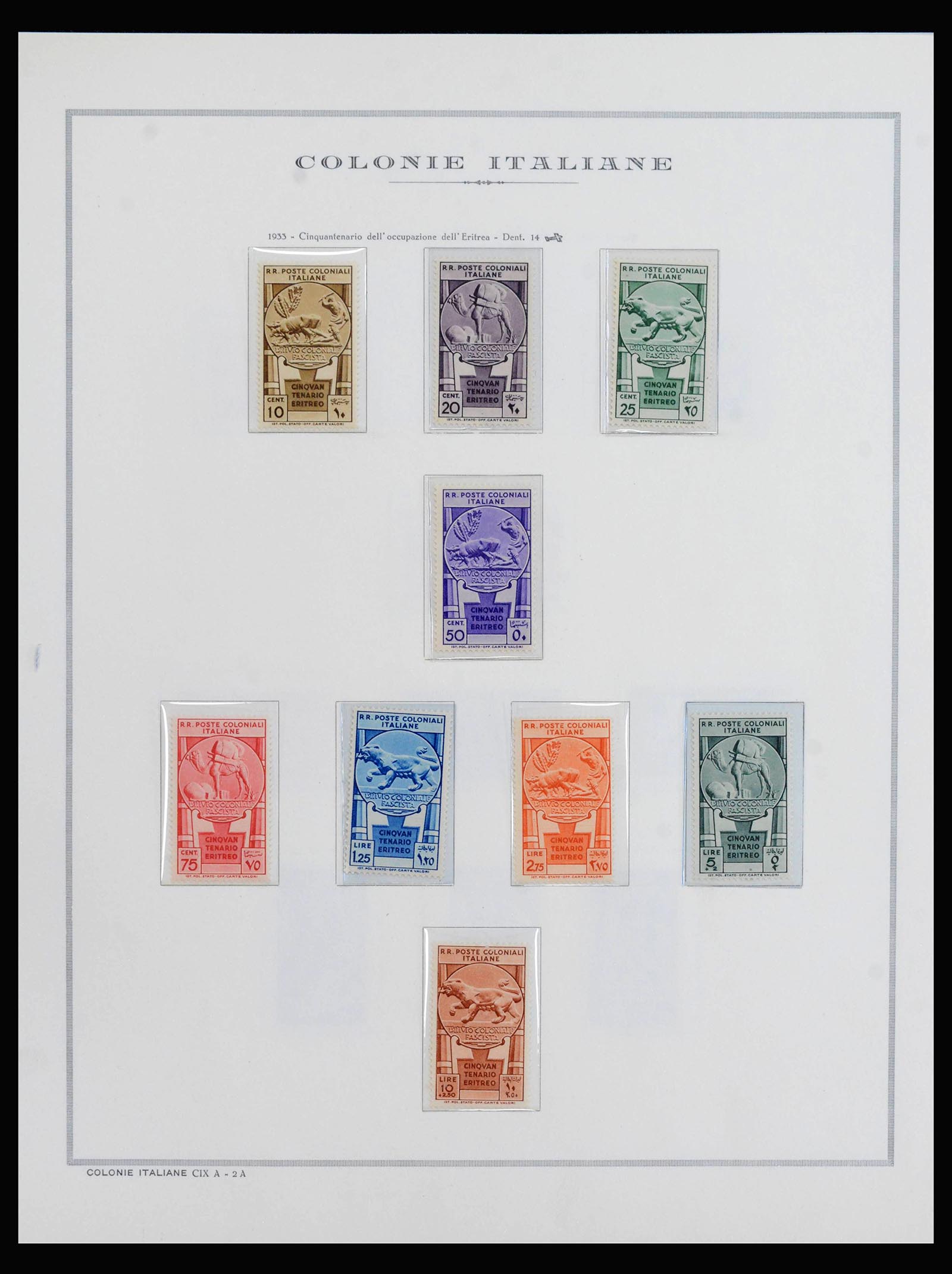 40000 0003 - Postzegelverzameling 40000 Italiaanse kolonien compleet 1893-1960.