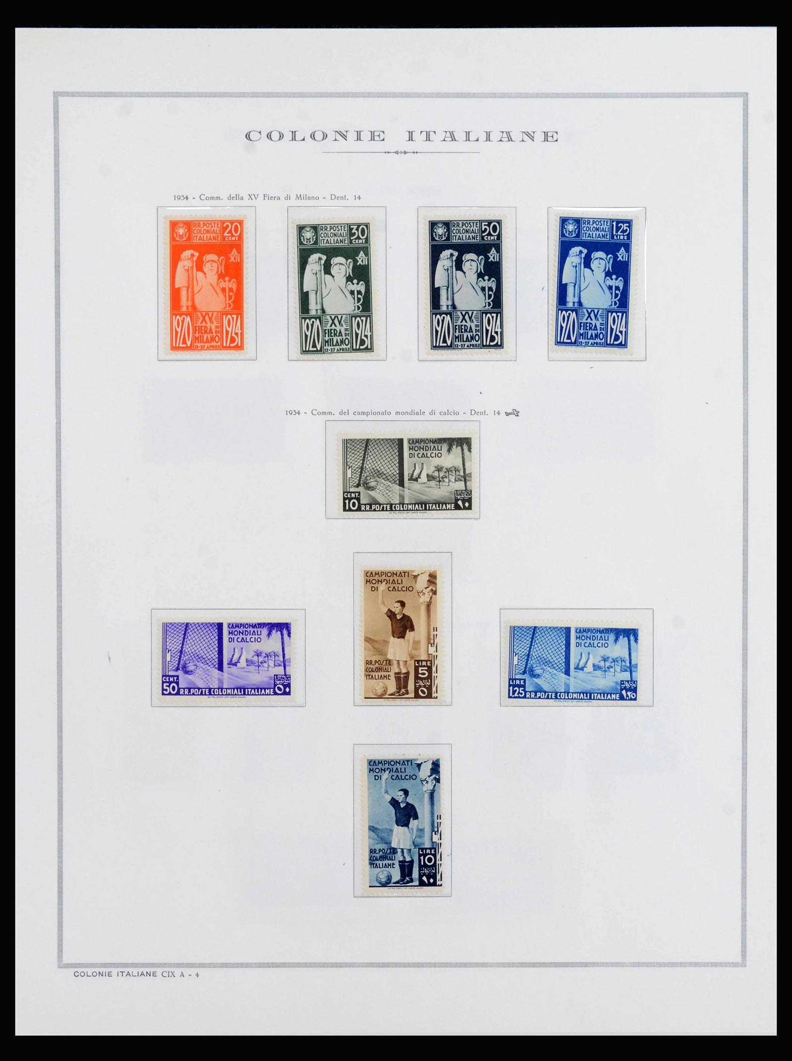 40000 0005 - Postzegelverzameling 40000 Italiaanse kolonien compleet 1893-1960.