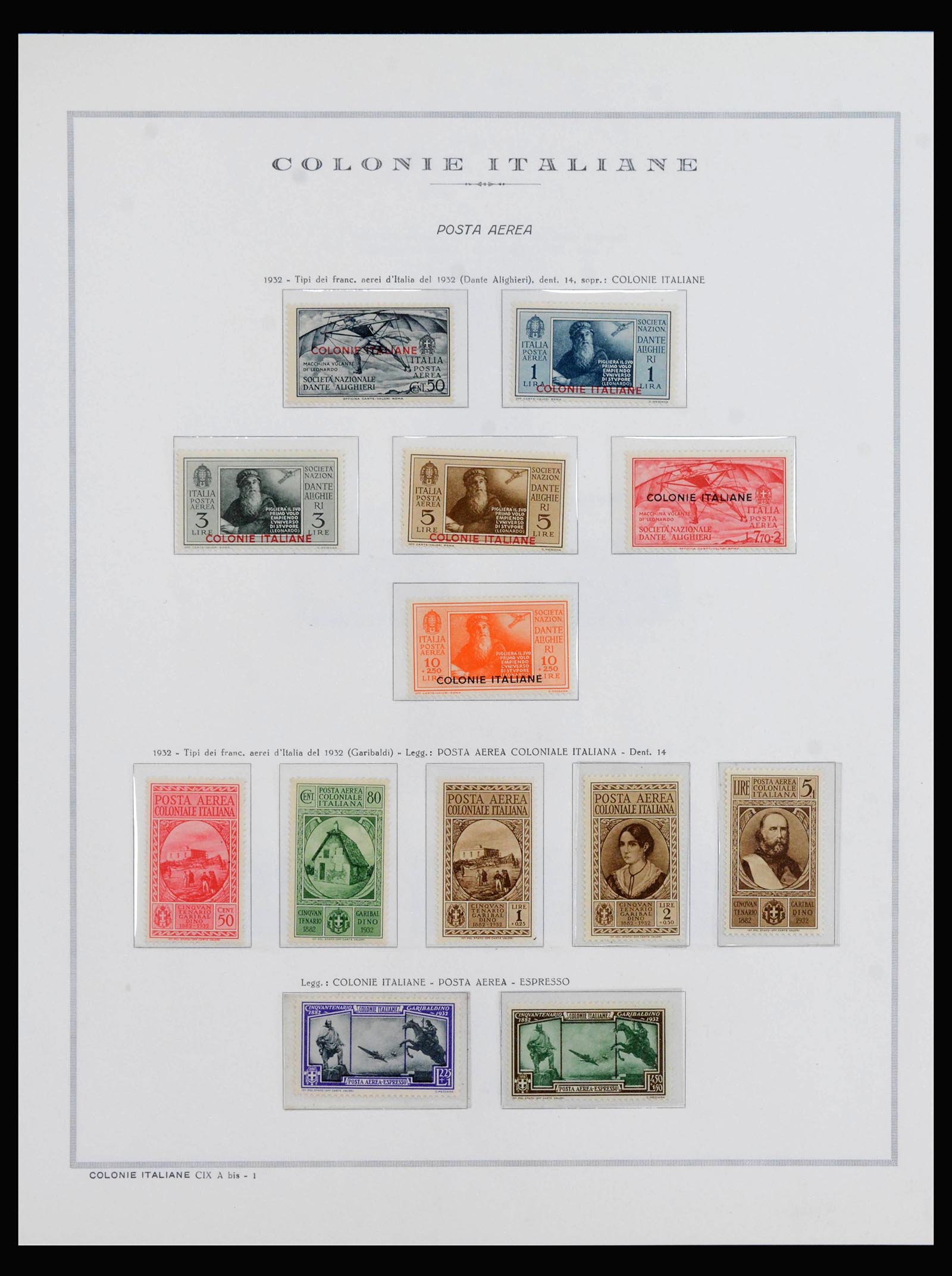 40000 0006 - Postzegelverzameling 40000 Italiaanse kolonien compleet 1893-1960.