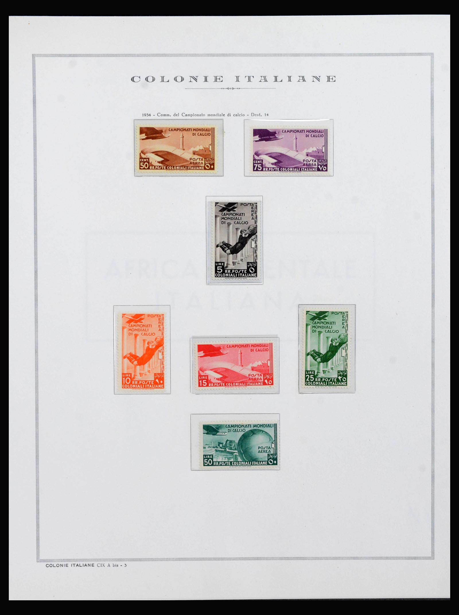 40000 0009 - Postzegelverzameling 40000 Italiaanse kolonien compleet 1893-1960.