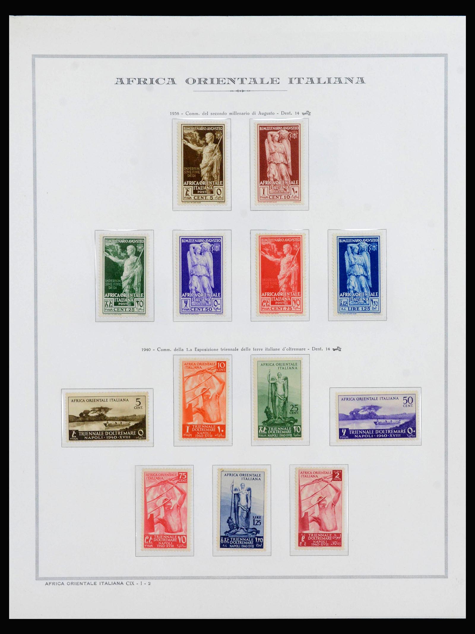 40000 0011 - Postzegelverzameling 40000 Italiaanse kolonien compleet 1893-1960.