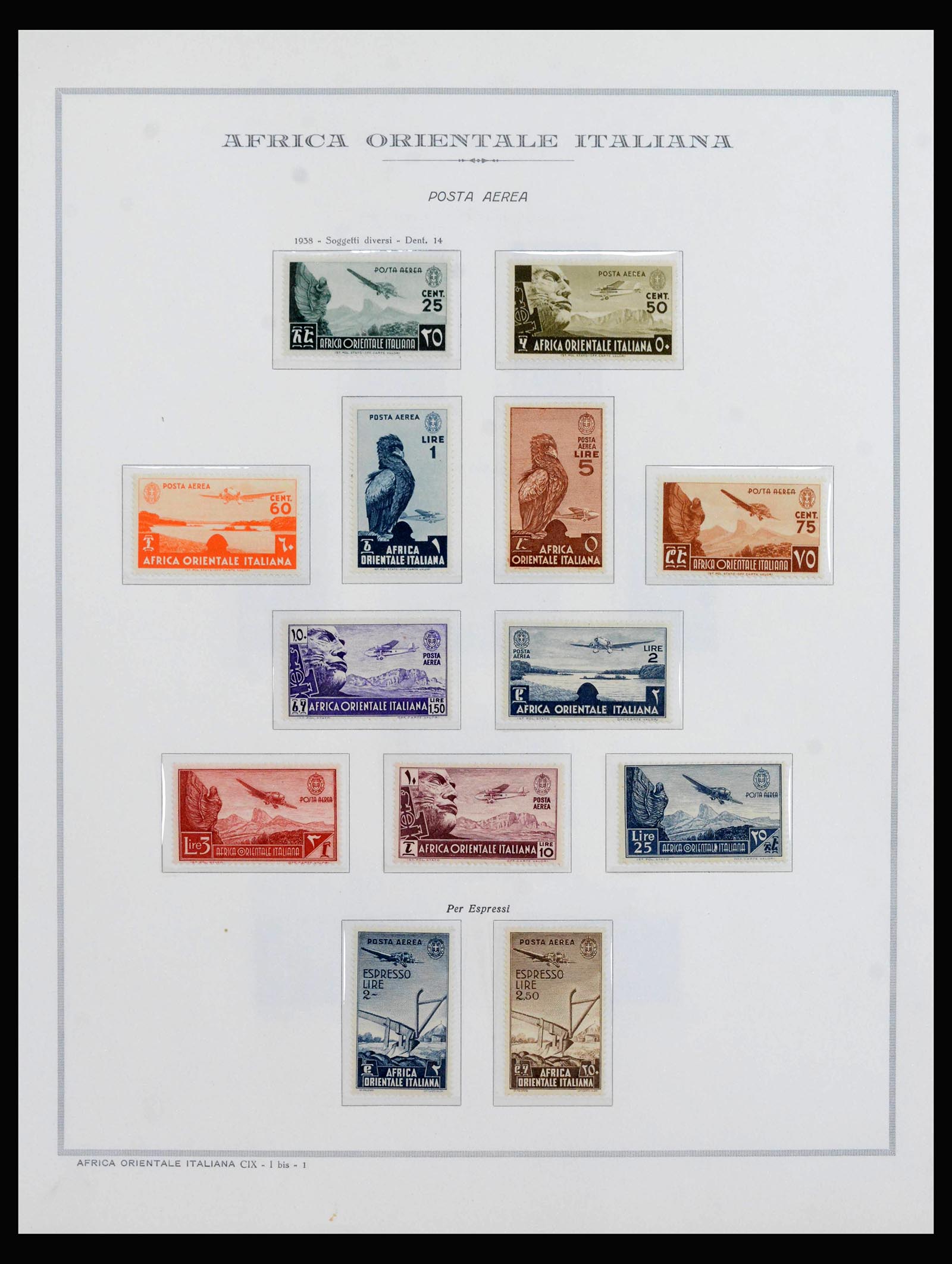 40000 0013 - Postzegelverzameling 40000 Italiaanse kolonien compleet 1893-1960.