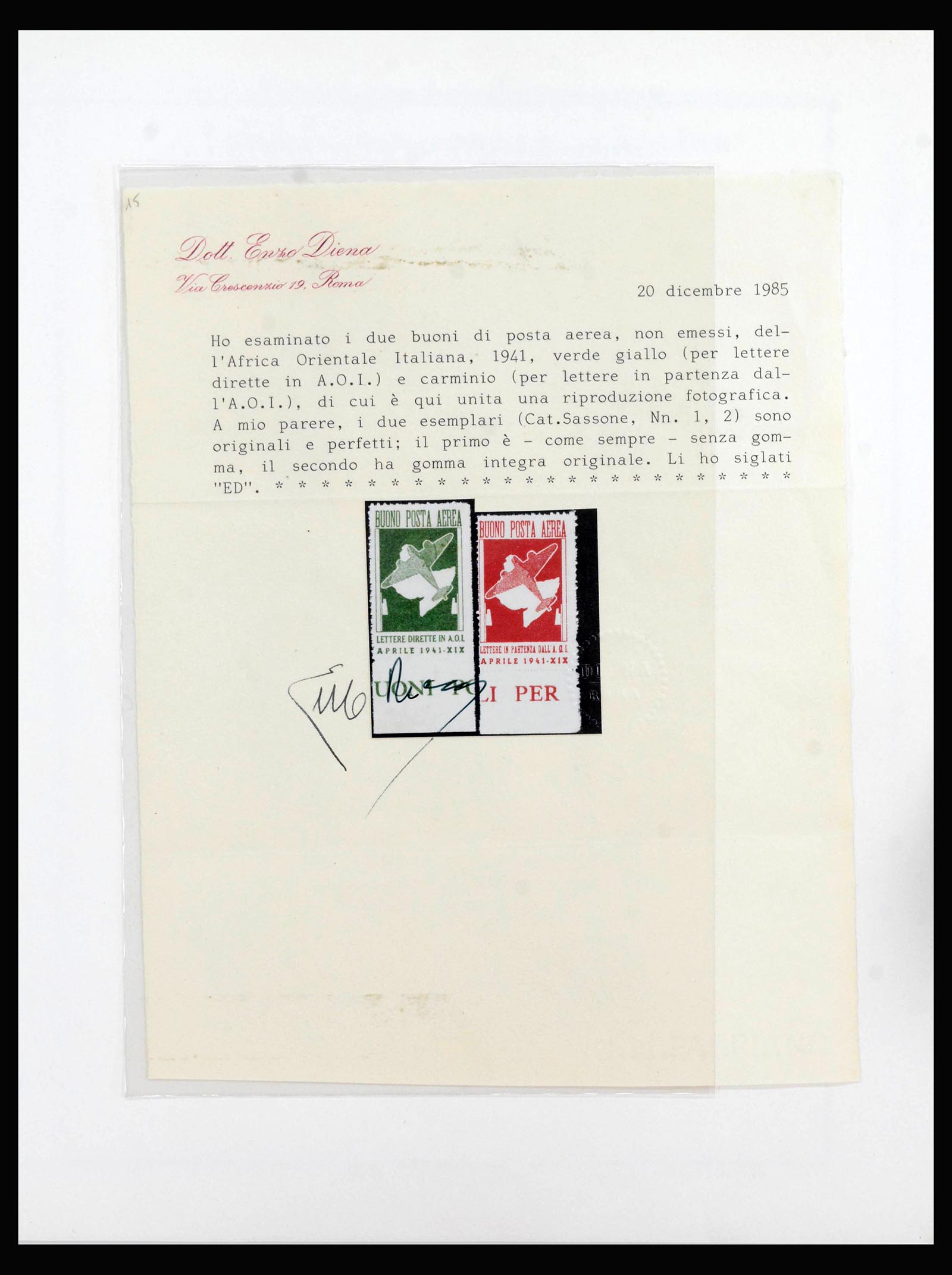 40000 0015 - Postzegelverzameling 40000 Italiaanse kolonien compleet 1893-1960.