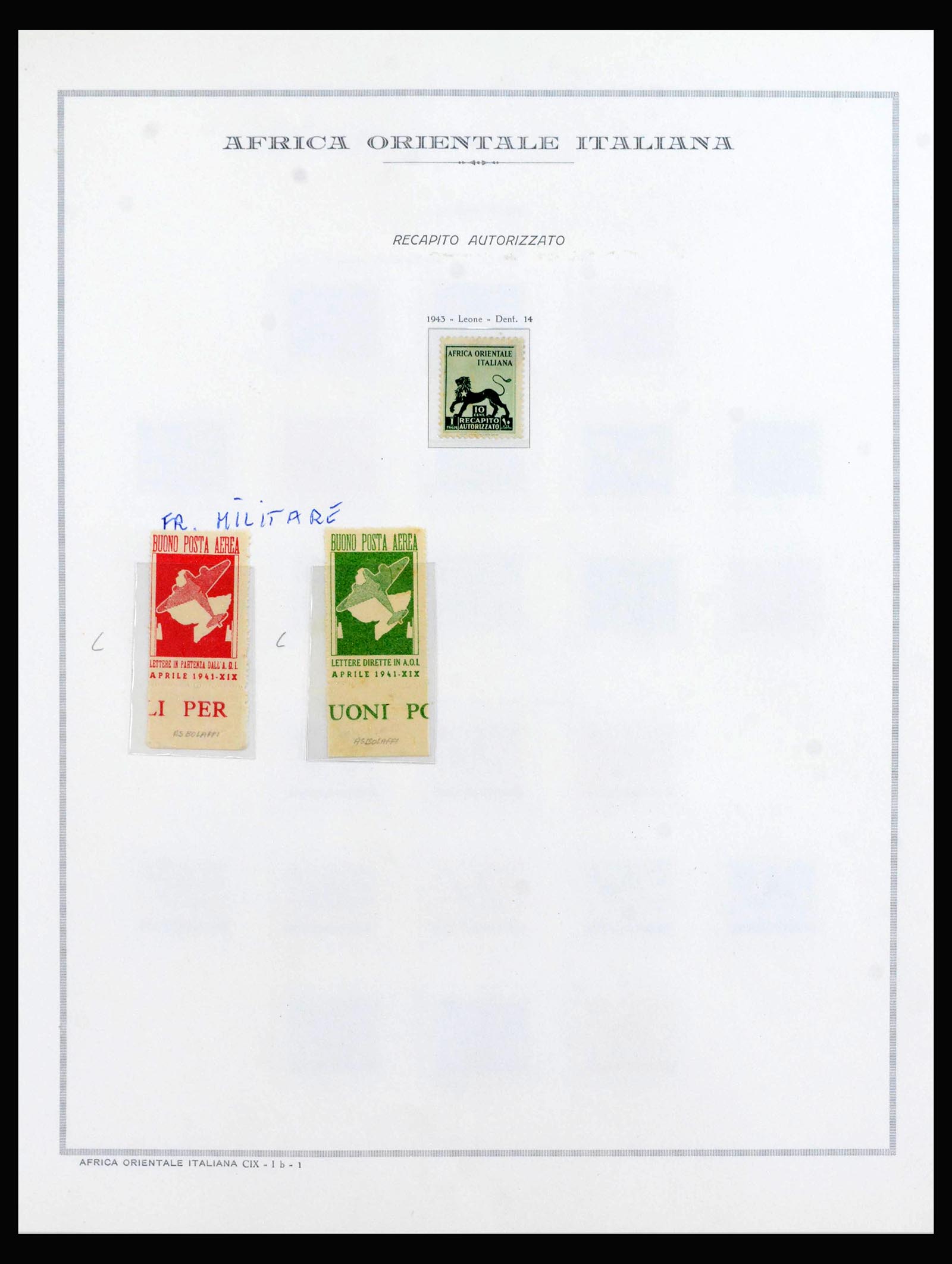40000 0016 - Postzegelverzameling 40000 Italiaanse kolonien compleet 1893-1960.