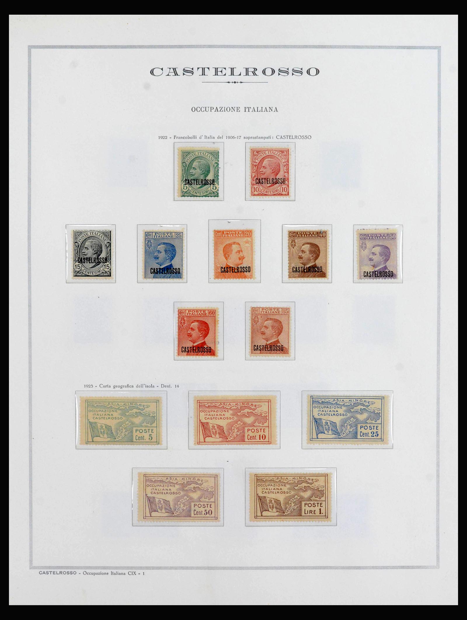 40000 0018 - Postzegelverzameling 40000 Italiaanse kolonien compleet 1893-1960.